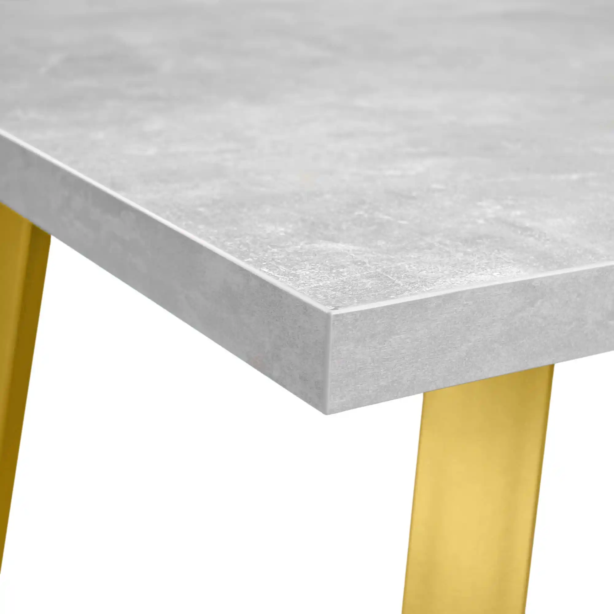 Masă FRIDA Beton+Golden Legs 150×80