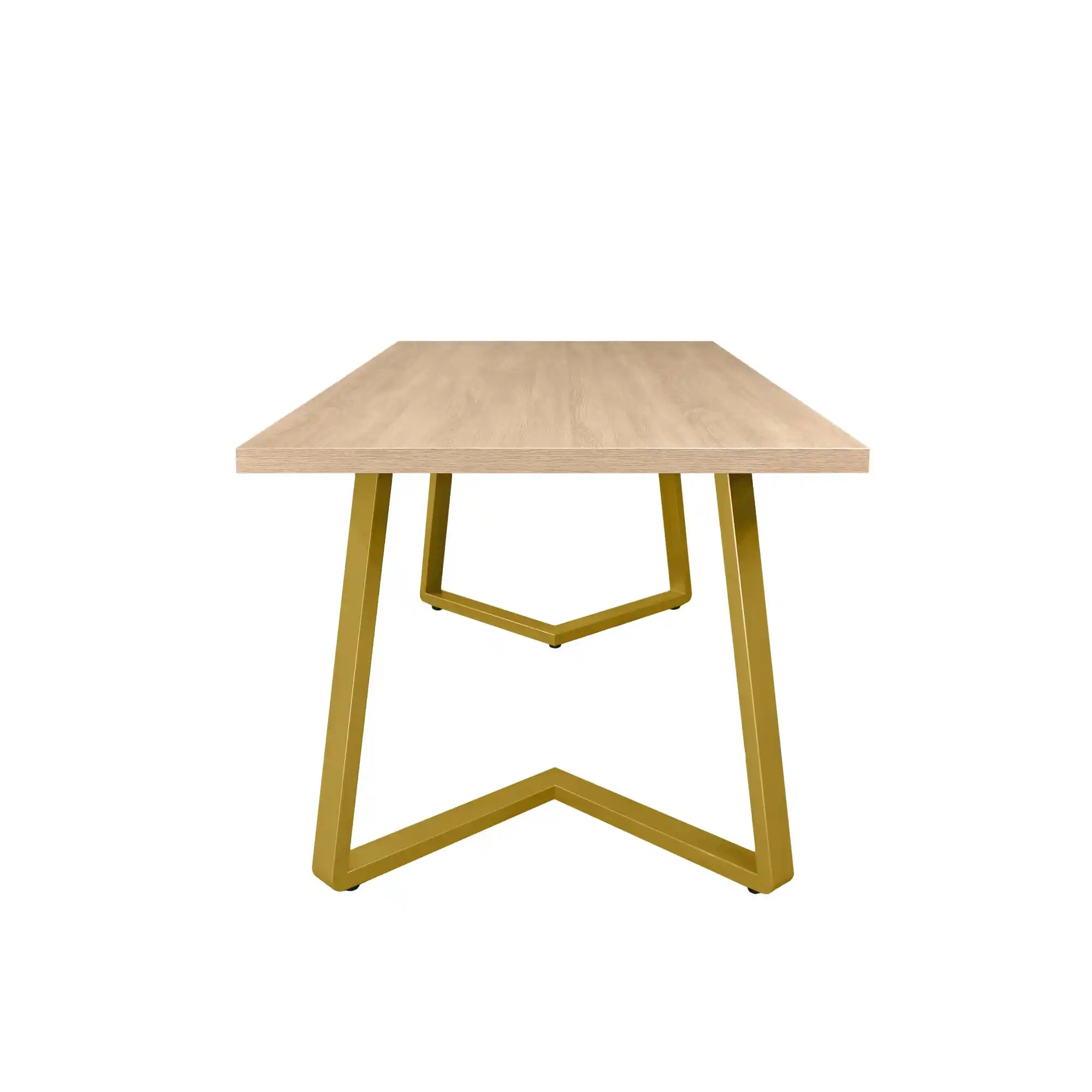 Masă FRIDA Sonoma+Golden Legs 180×90