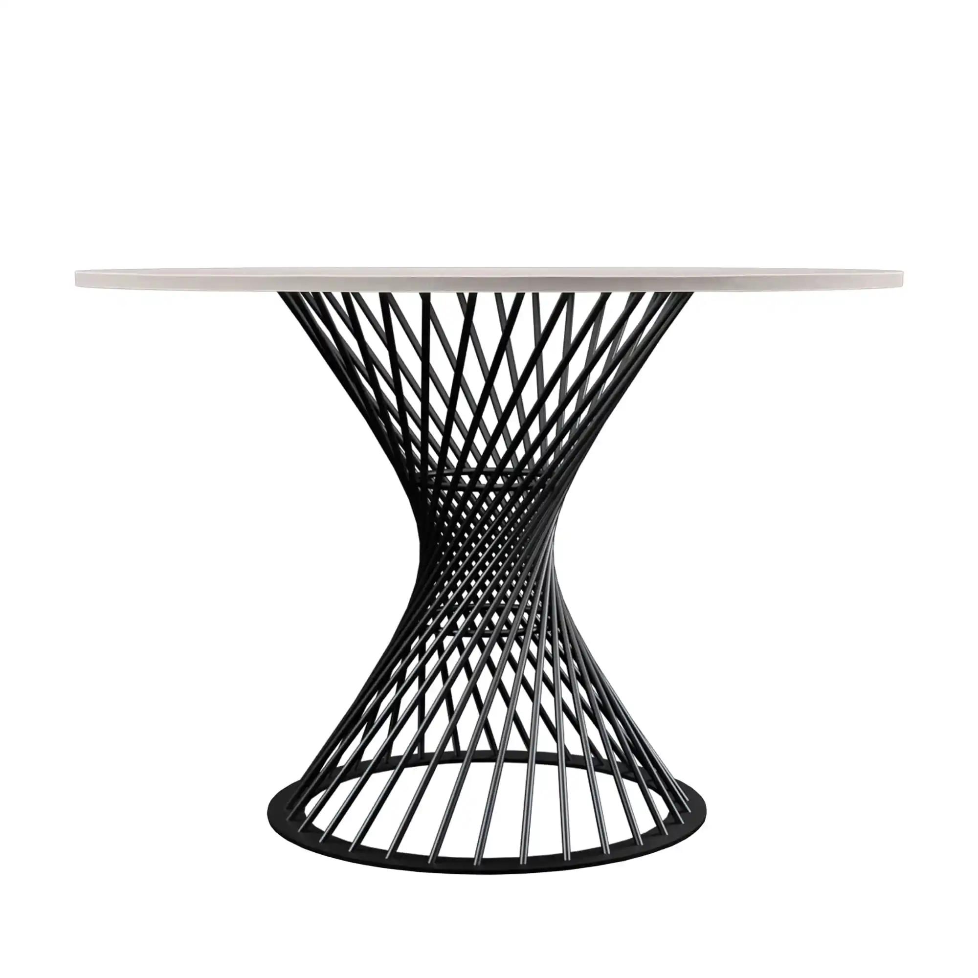 Masă FELICIA Mătase+Black Leg  ∅100