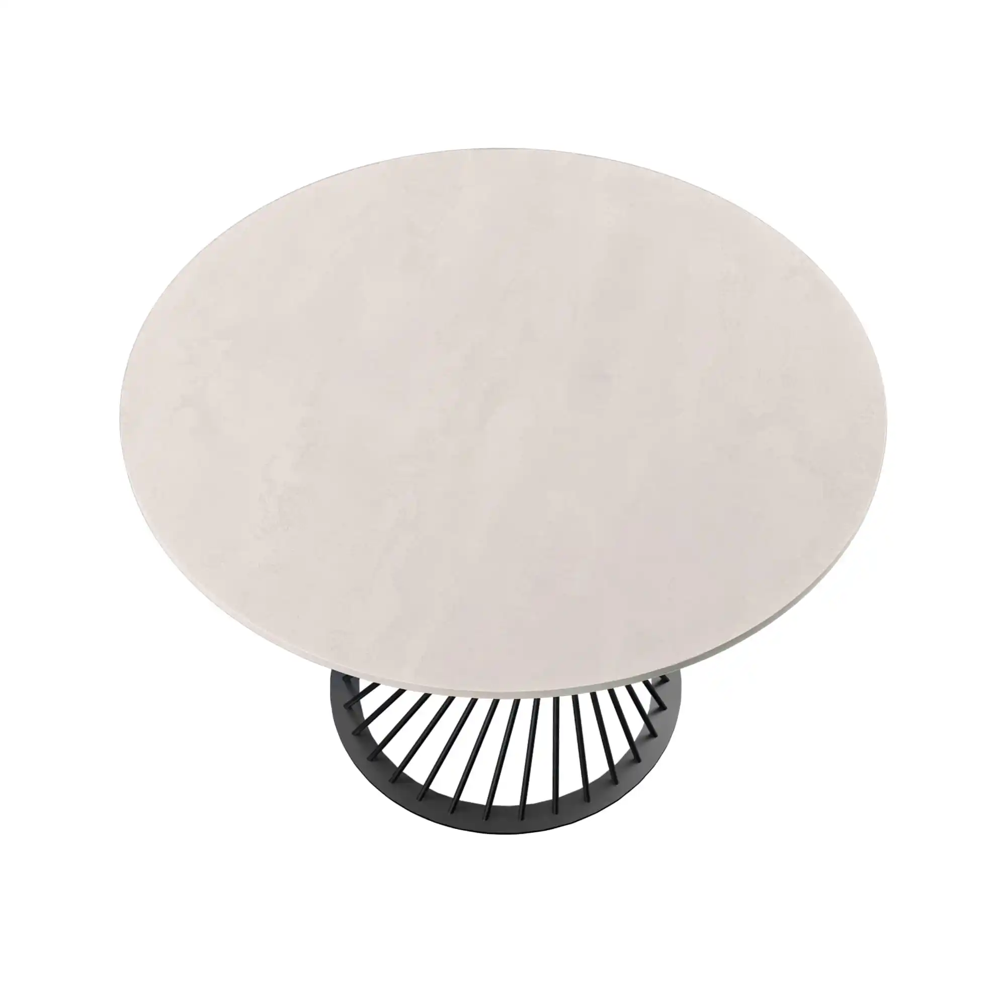 Masă FELICIA Mătase+Black Leg  ∅100