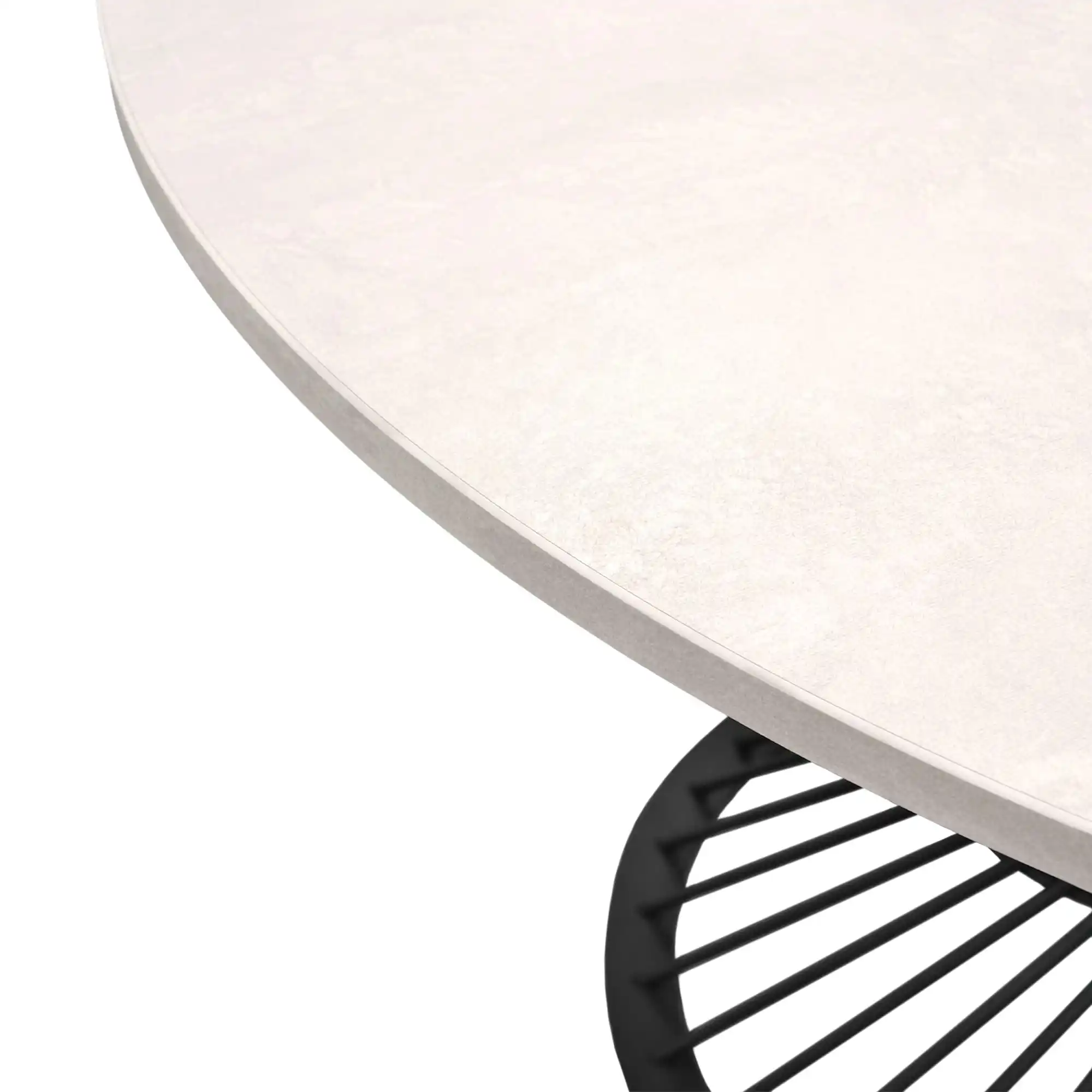 Masă FELICIA Mătase+Black Leg  ∅100