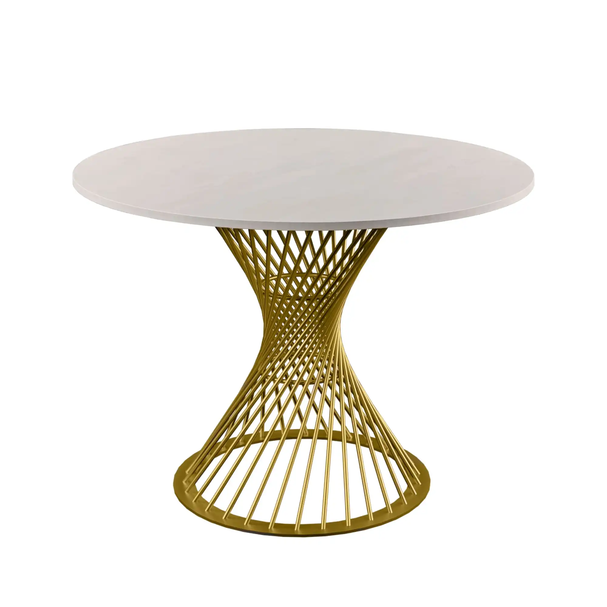 Masă FELICIA  Mătase+Golden Leg ∅100