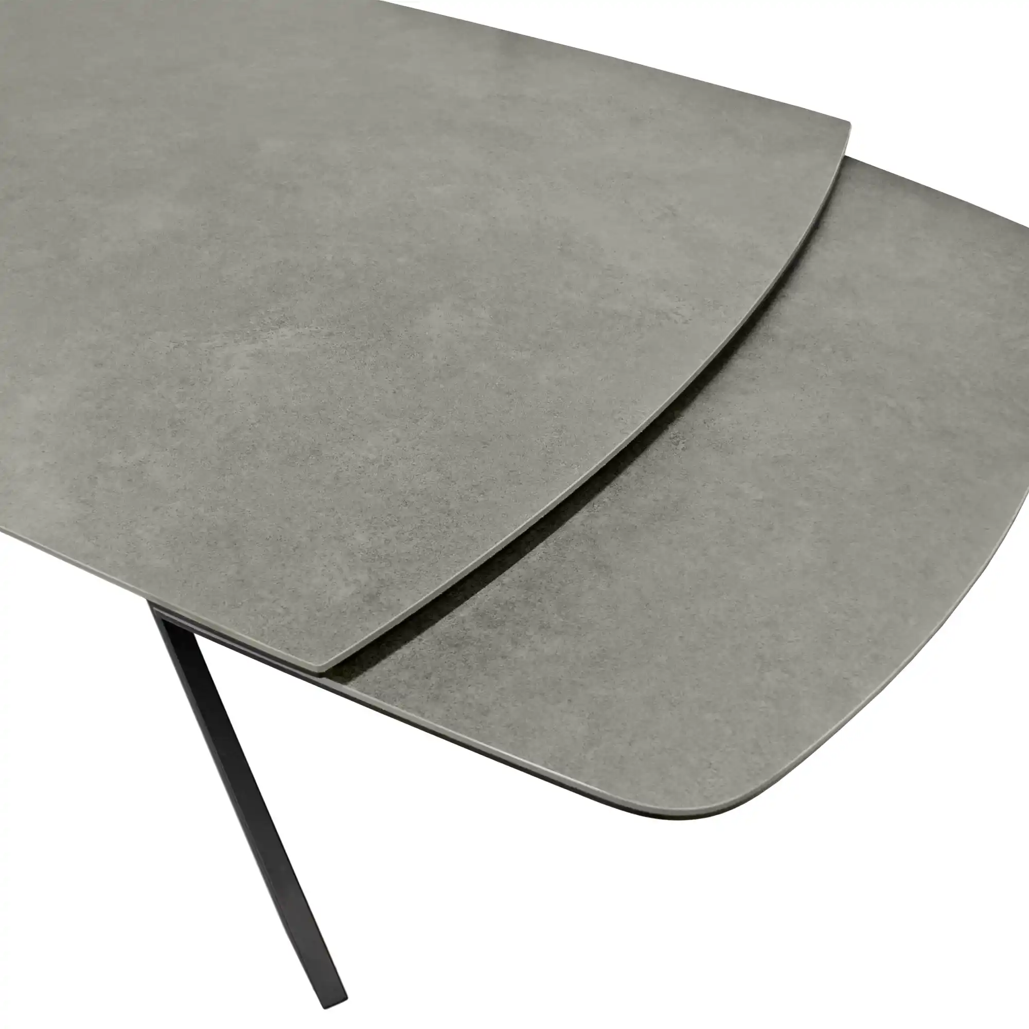 Masa extensibila LEA Dark Grey (180+40+40)*90*76
