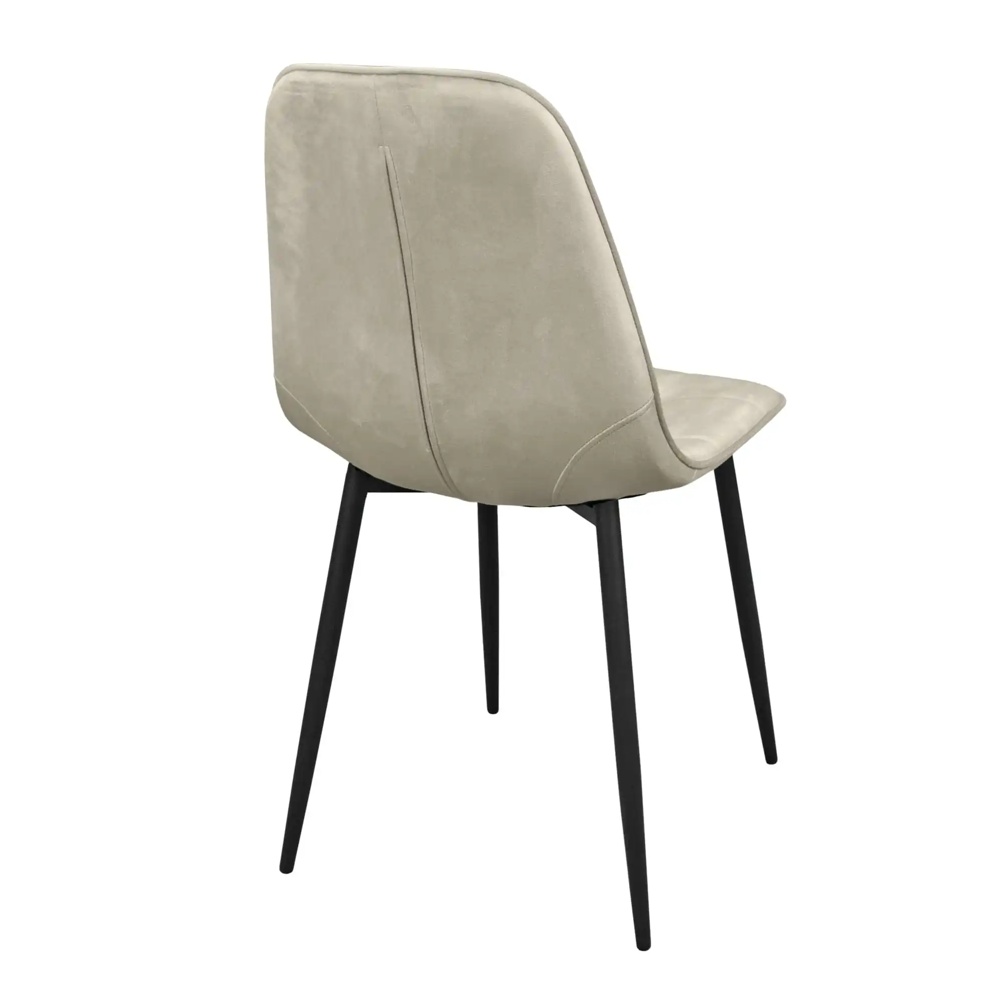 M-01-3 (Hlr-14) Catifea Grey/Beige+Black Legs Scaun
