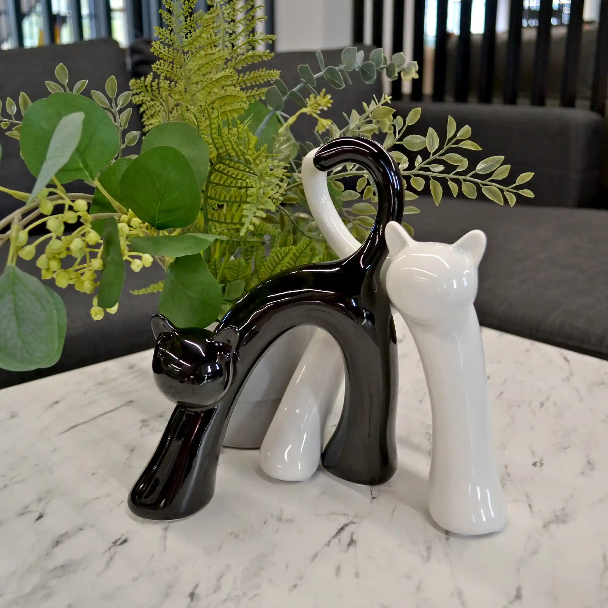 Set Suvenire PISICI White/Black