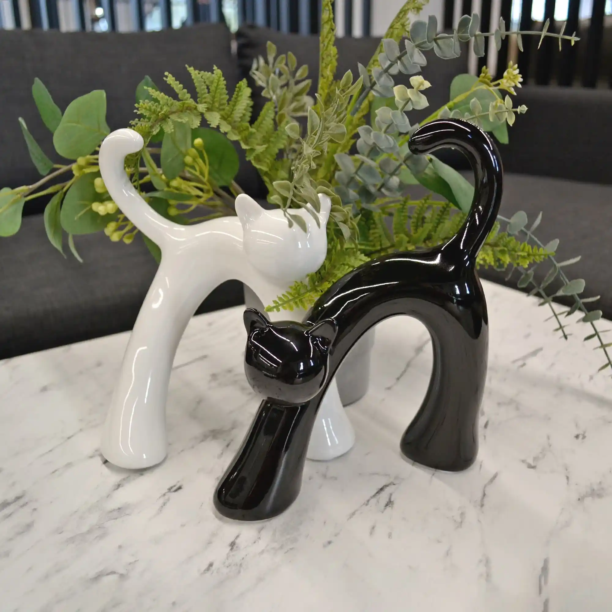 Set Suvenire PISICI White/Black