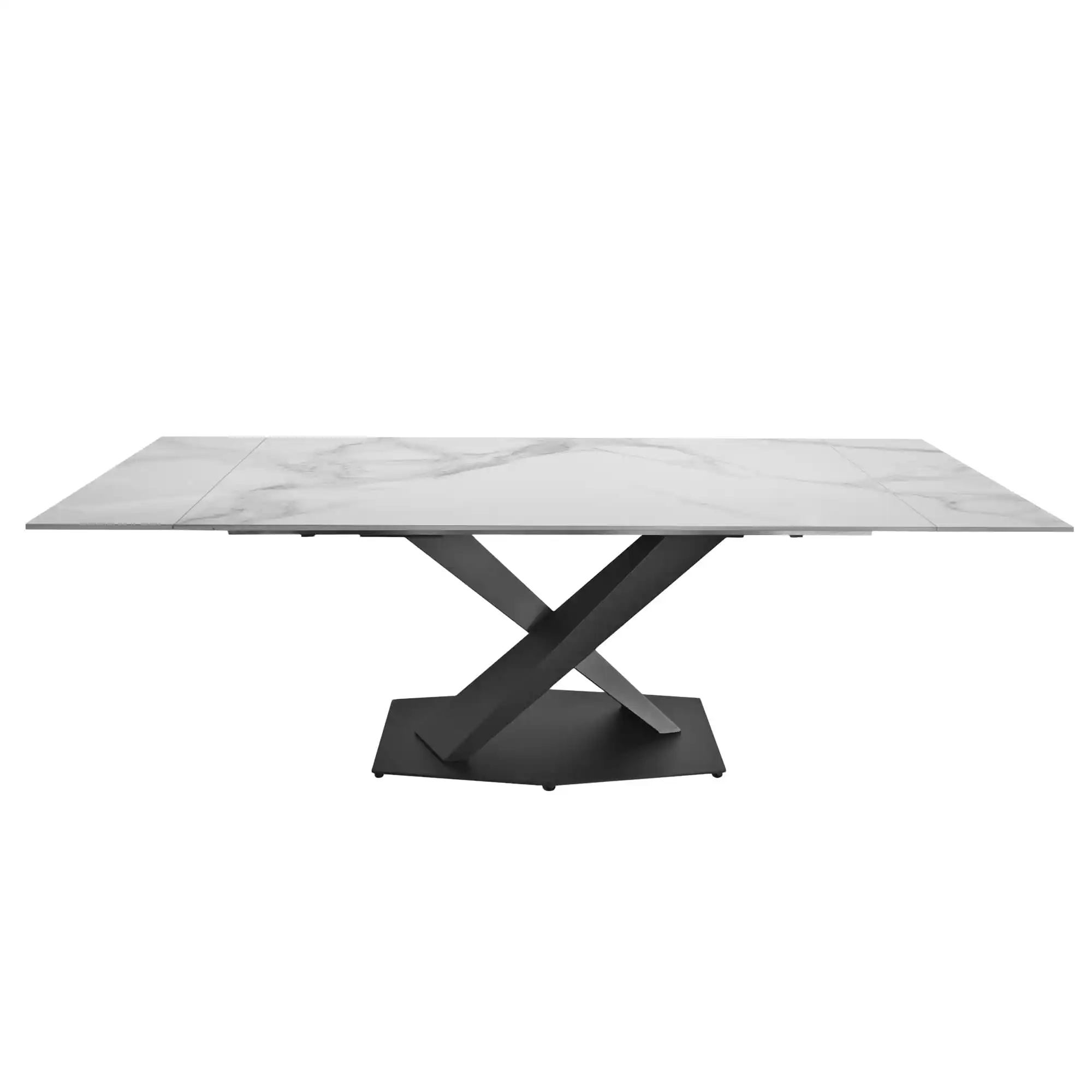 Masă extensibilă HELIOS White