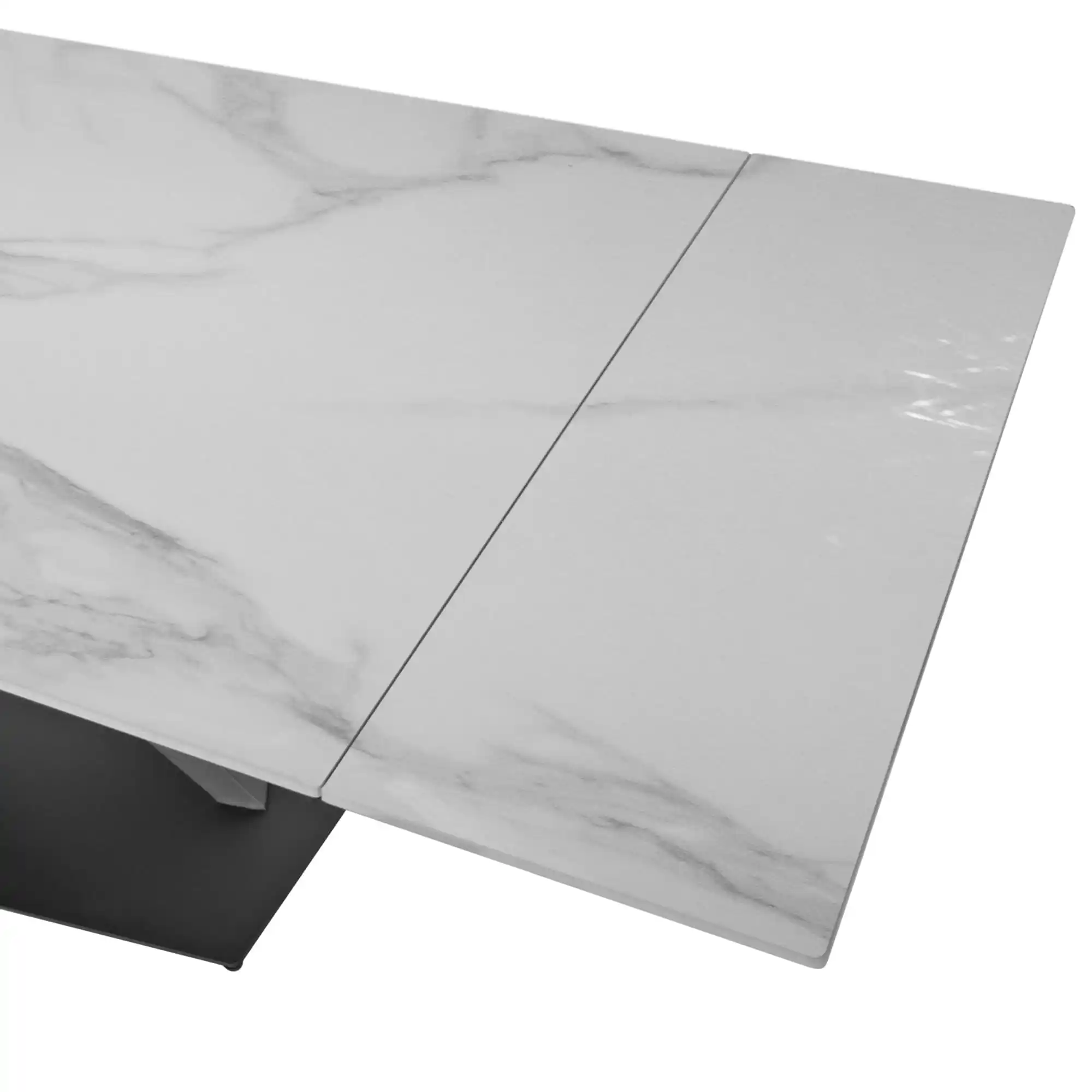 Masă extensibilă HELIOS White