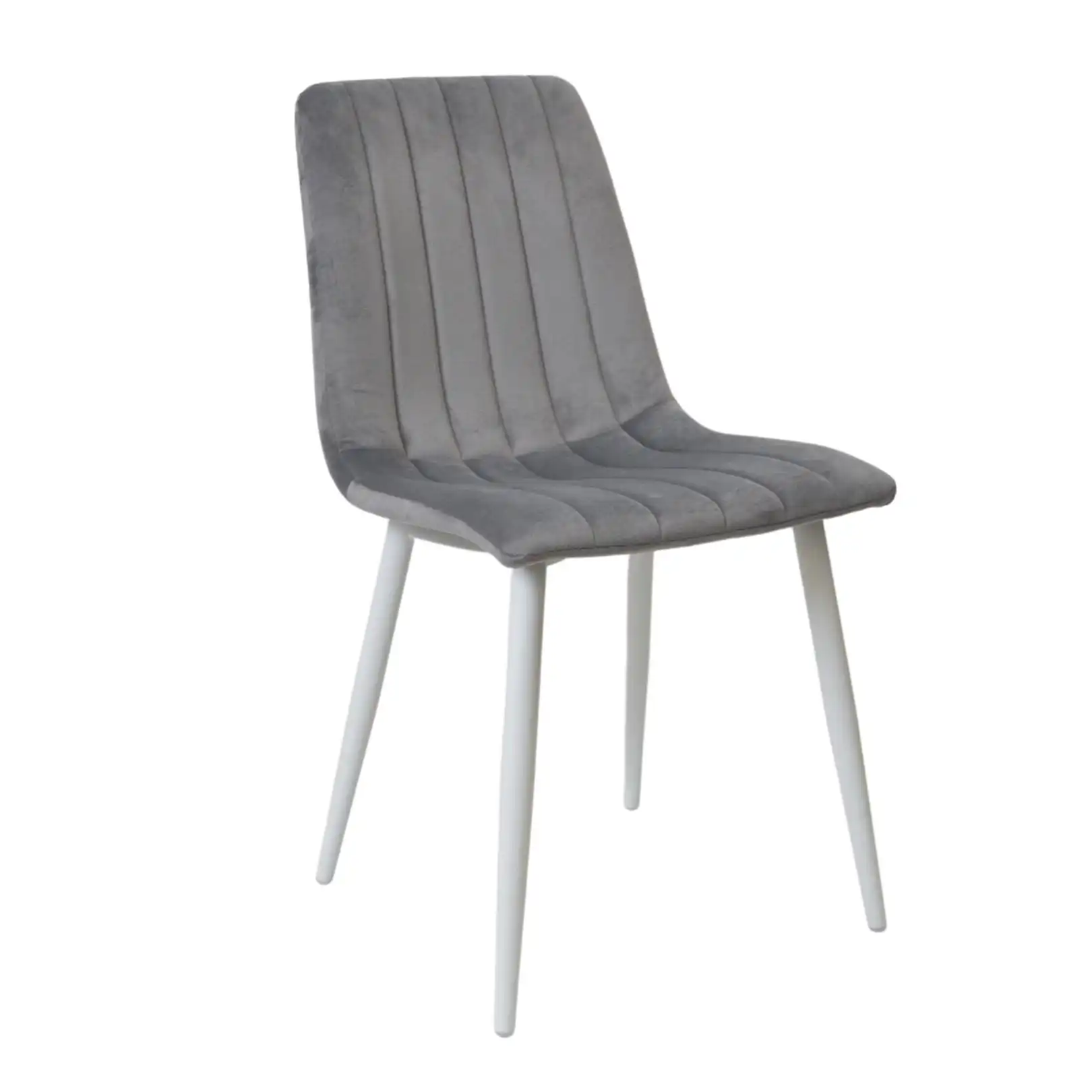 Cumpara  Mobilier pentru bucătărie - Стул Dc-90 (N20) Catifea Dark Grey+White Legs..