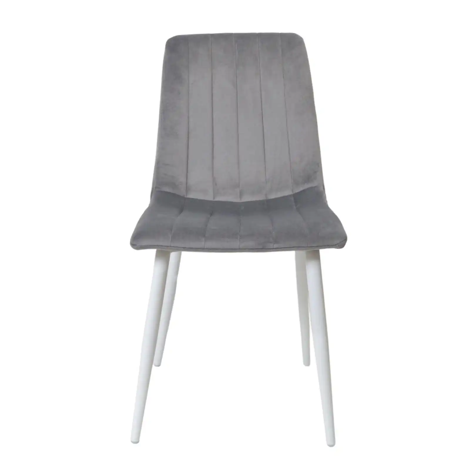Scaun DC-90P N20 Catifea Dark Grey+White Legs