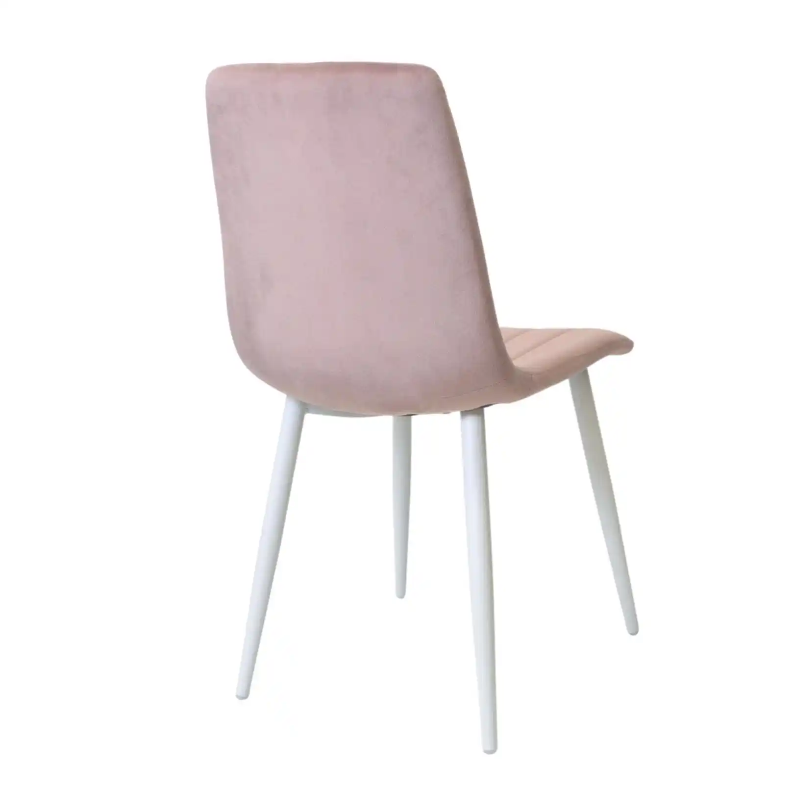 Scaun DC-90P~N25 Catifea Pudra+White Legs