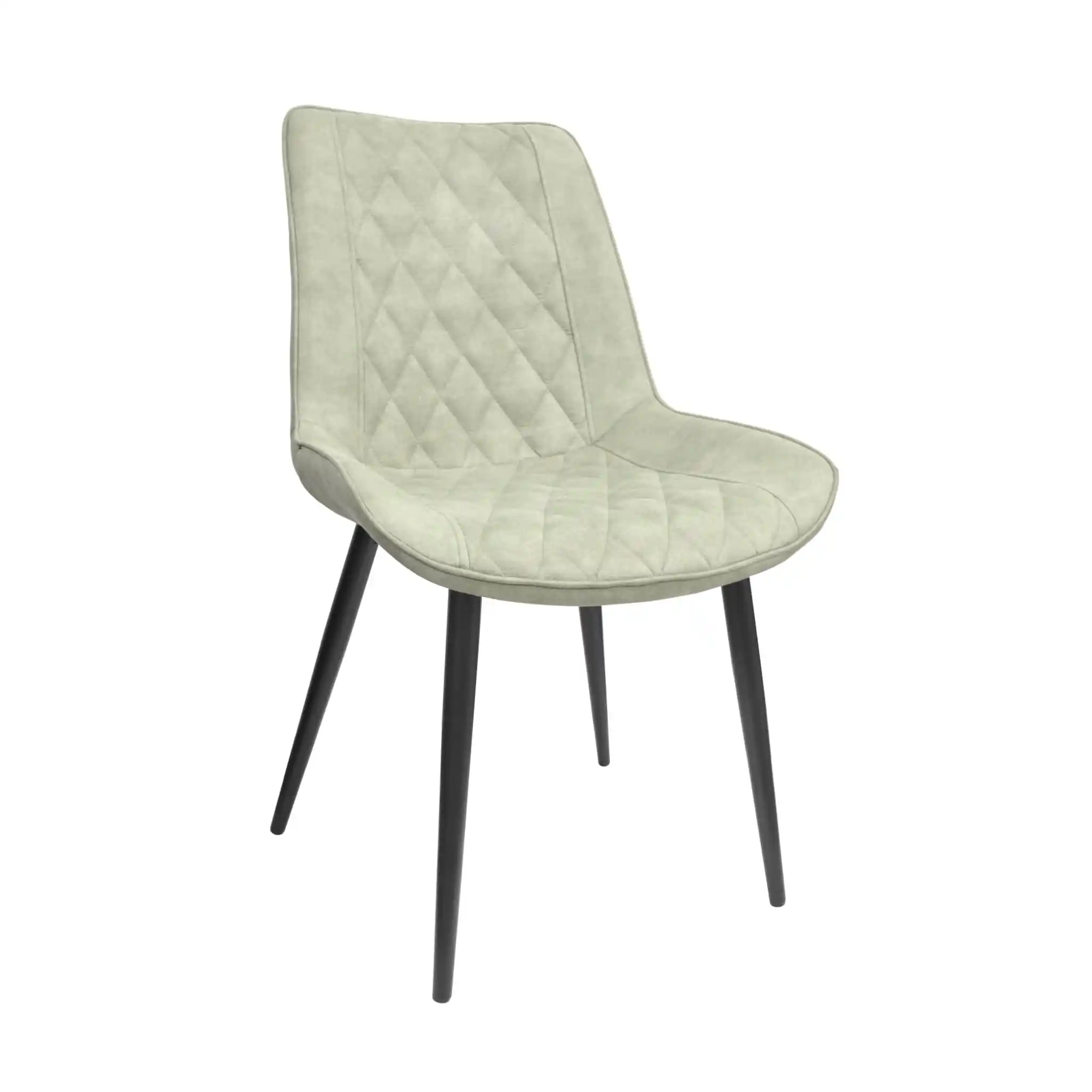 Scaun Hans (Caidu-808) Stofa Green+Black Legs