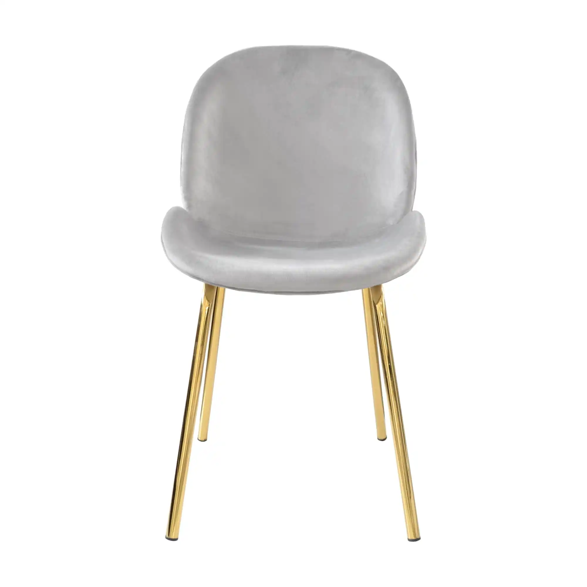 Scaun Roxy Catifea Grey+Gold Legs