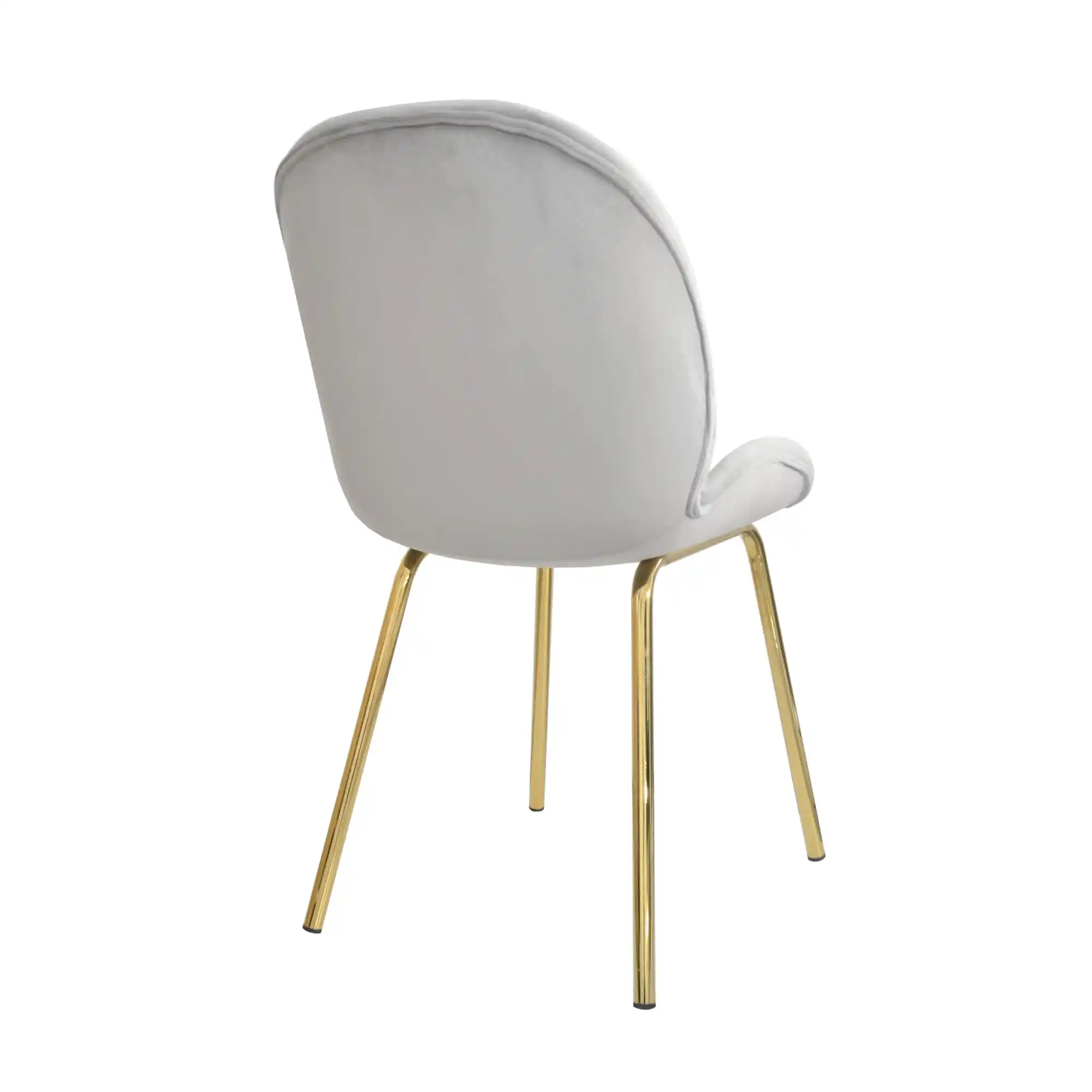 Scaun Roxy Catifea Grey+Gold Legs