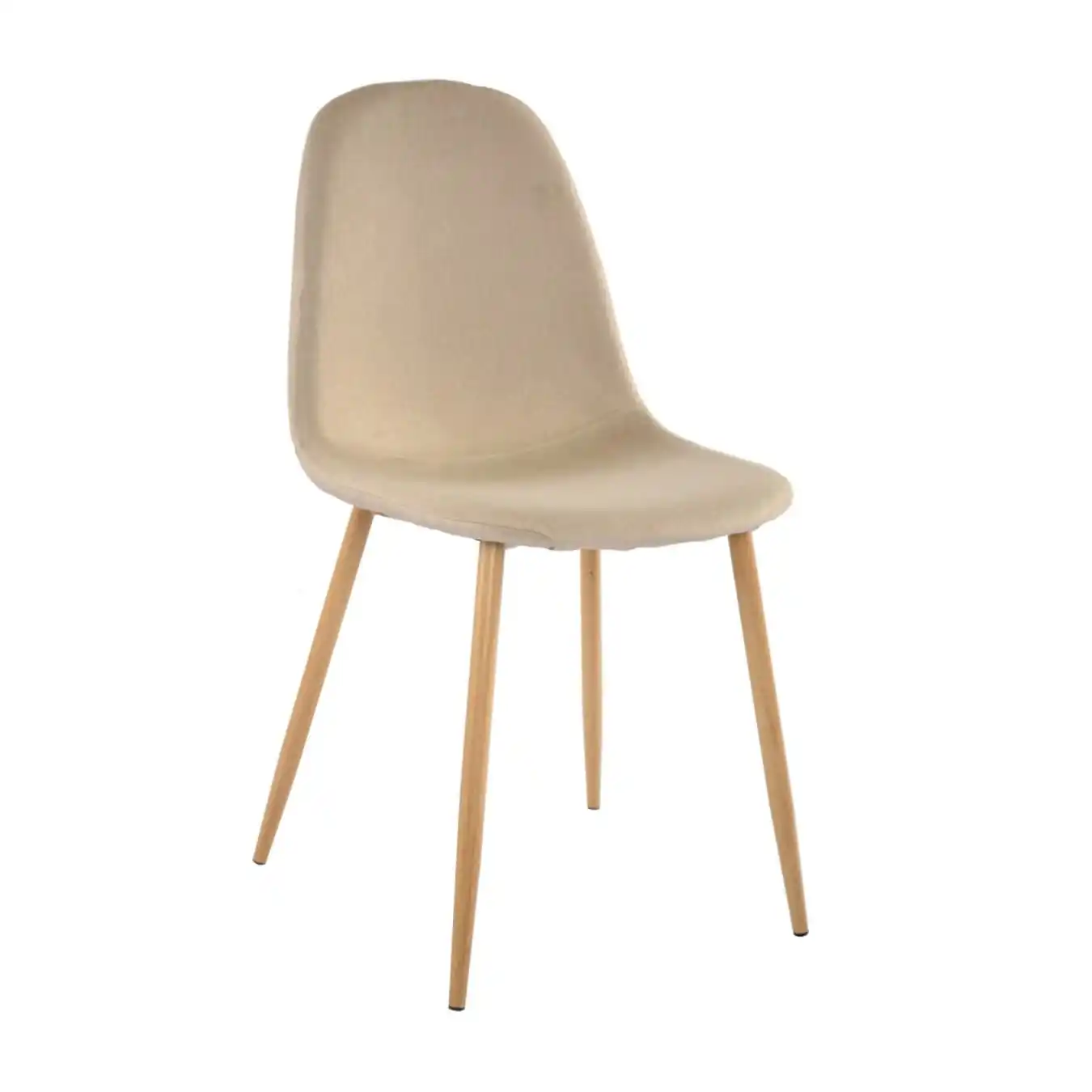 Стул C-710 Denim Beige+Transprint Legs