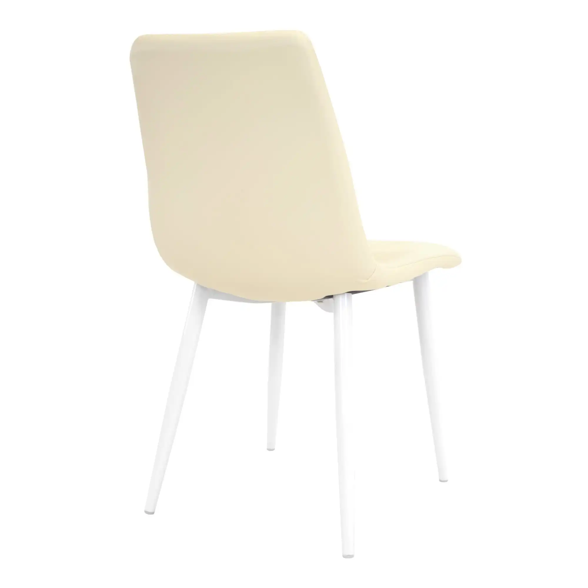 Scaun DC-90P White PU+White Legs