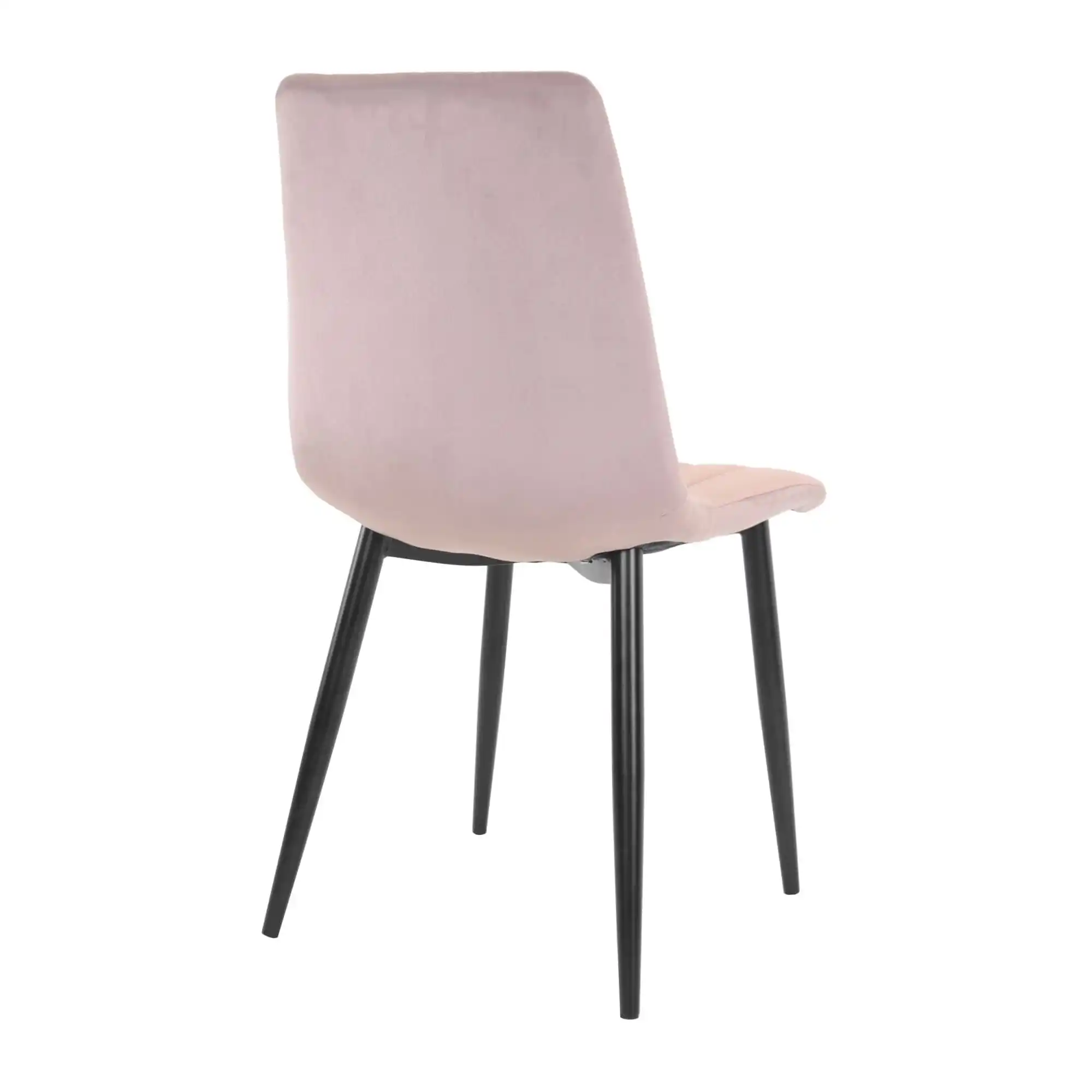 Scaun DC-90P N25 Catifea Pudra+Black Legs