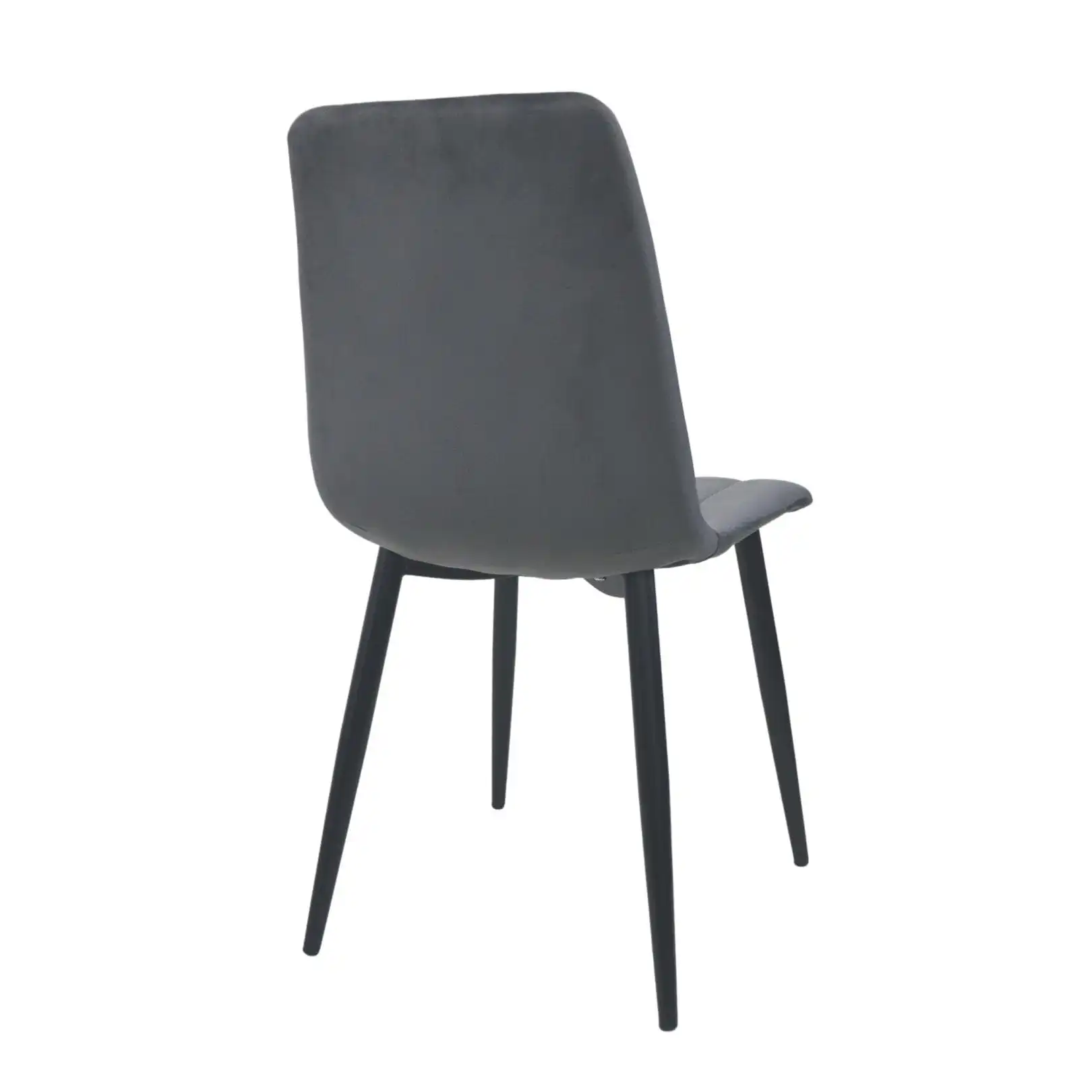Scaun DC-90P N21 Catifea Dark Grey+Black Legs