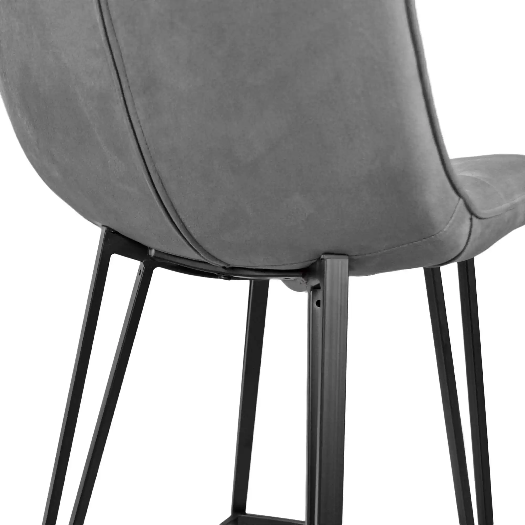 Scaun Bar Laus Grey Catifea