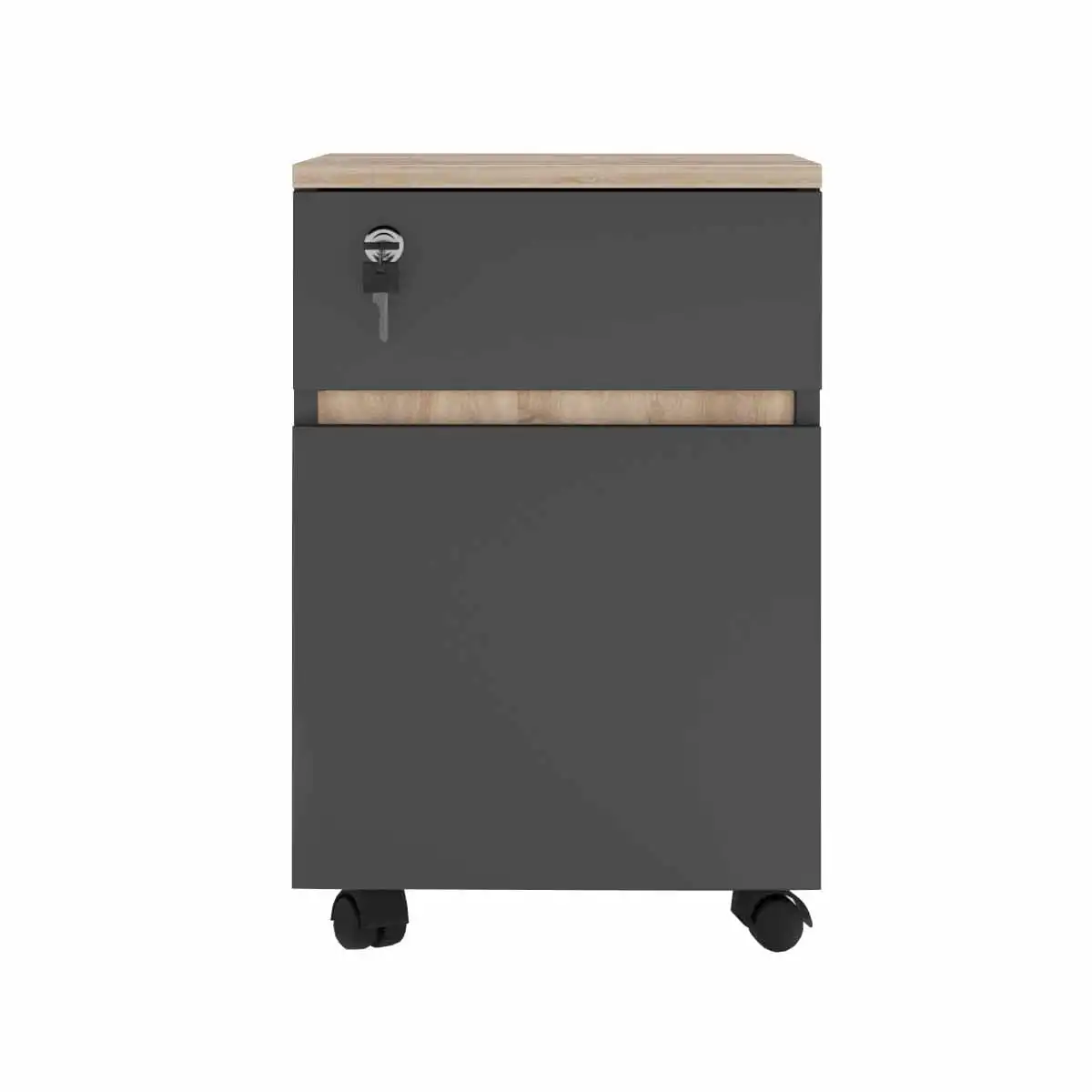 Тумба с ящиками Rollbox Rio Sonoma/Anthracite