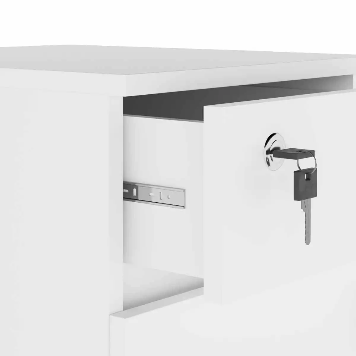 Casetieră Rollbox Rio White