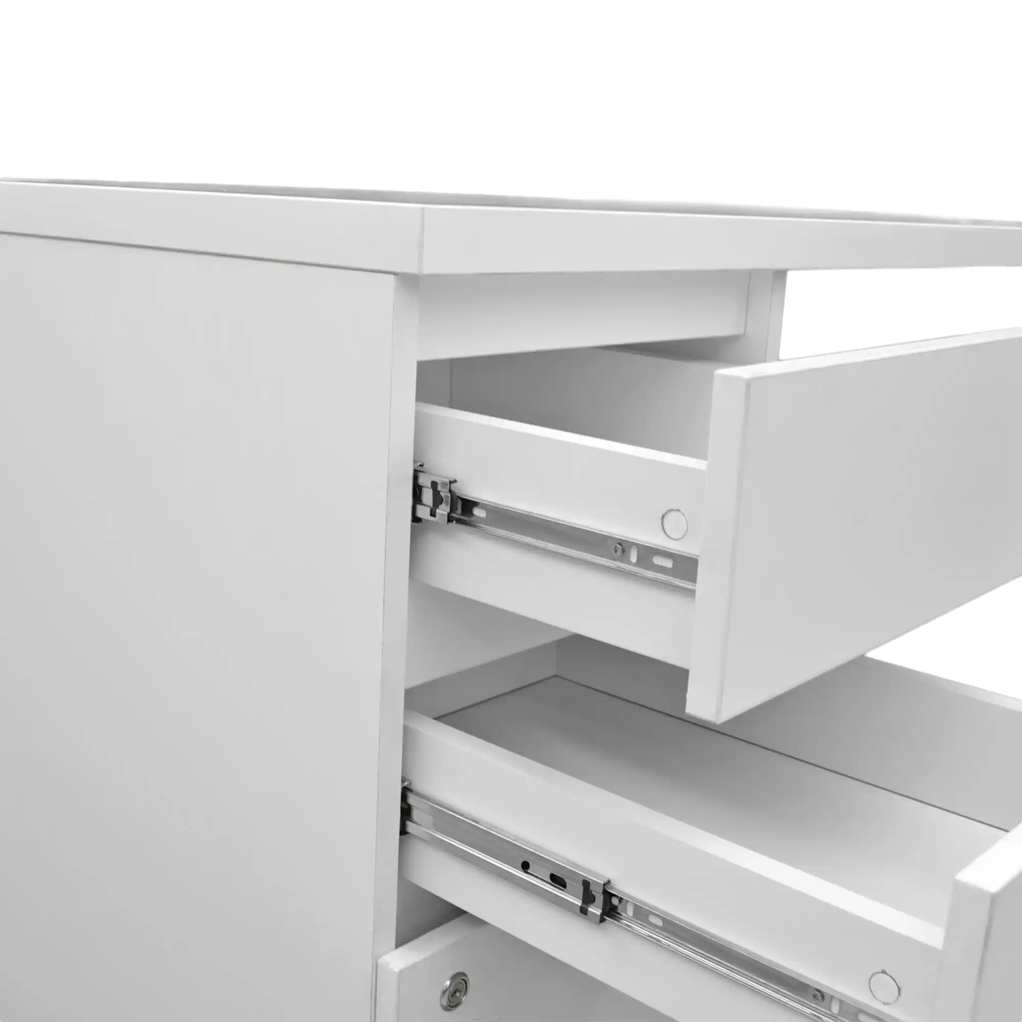 Masa Urban+Box Încorporat White 1500×680 (Box partea dreaptă)