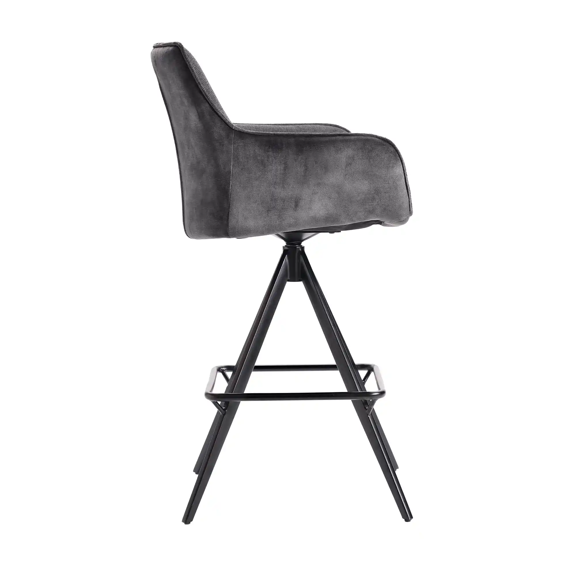 Fotoliu Bar QUEEN Anthracite