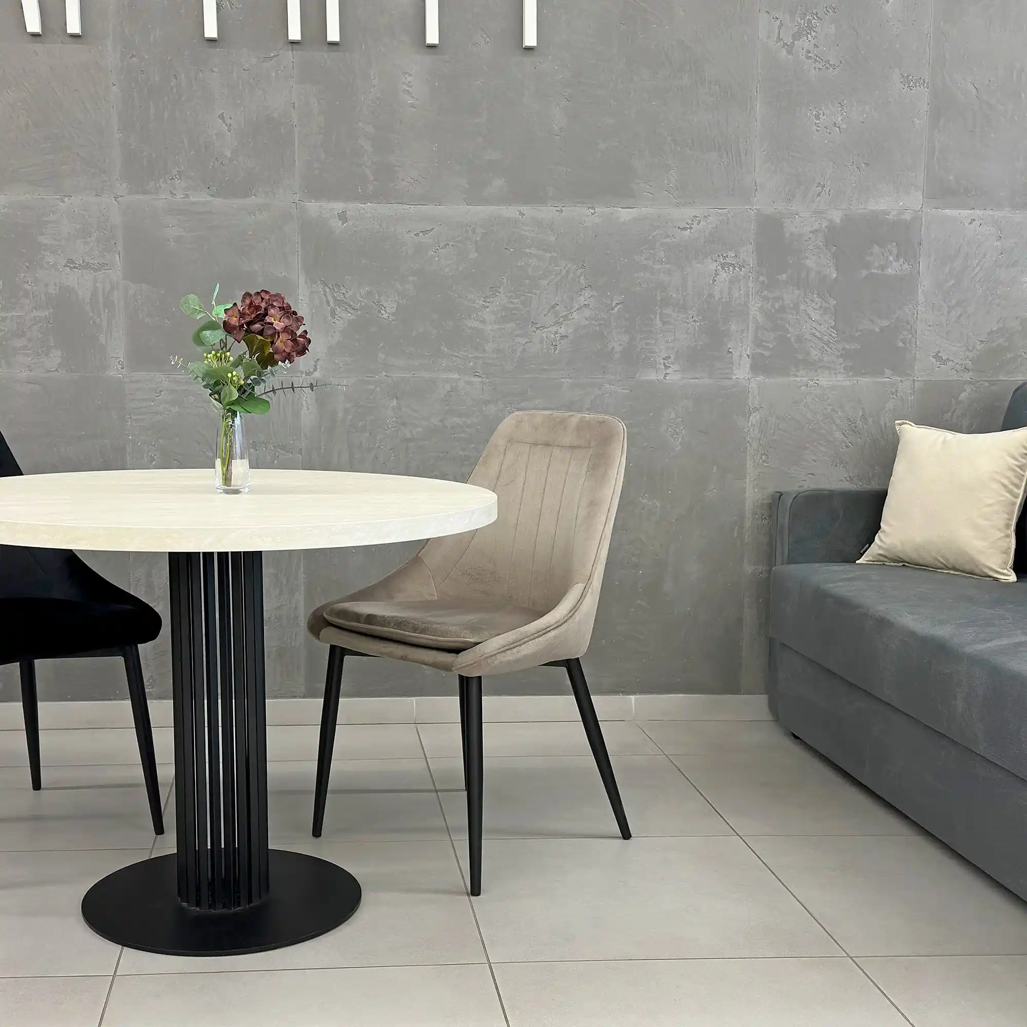 Scaun FLORIDA Camel (Hlr9) Catifea