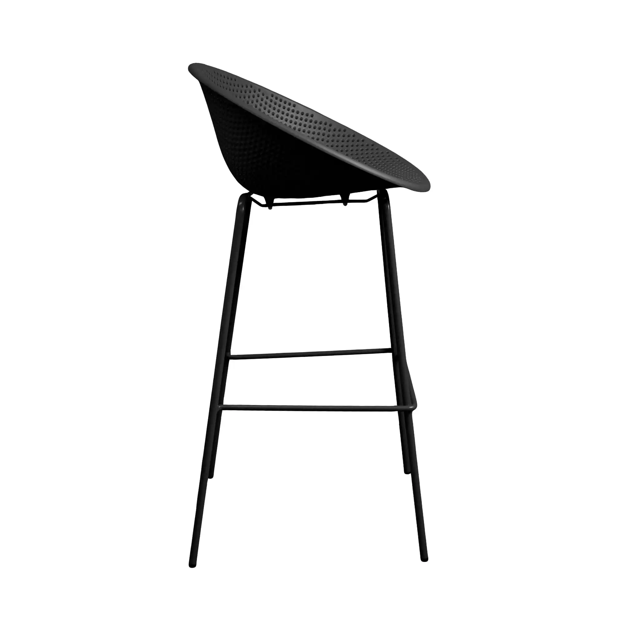 Scaun de bar CASTOR Black