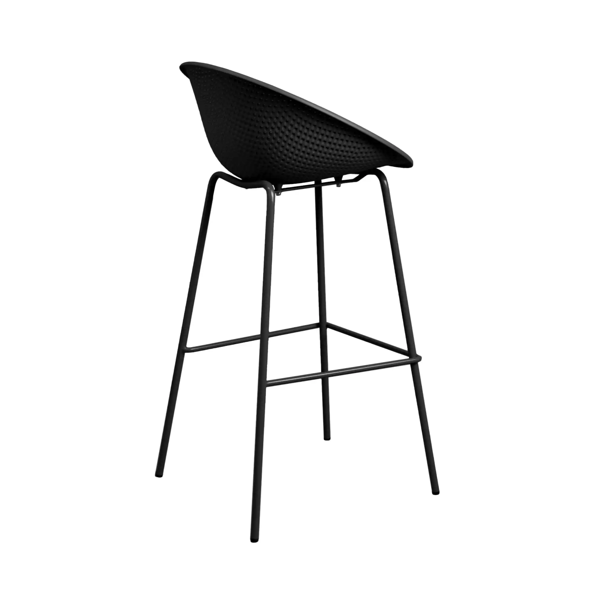 Scaun de bar CASTOR Black