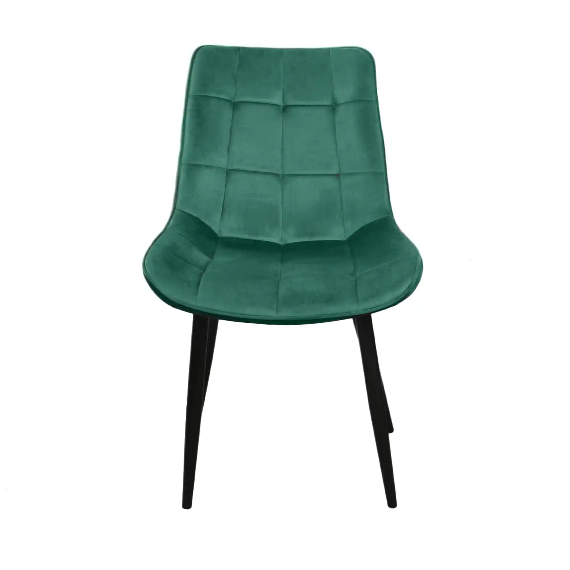 Scaun HANS (HLR57) Catifea Green+Black Legs