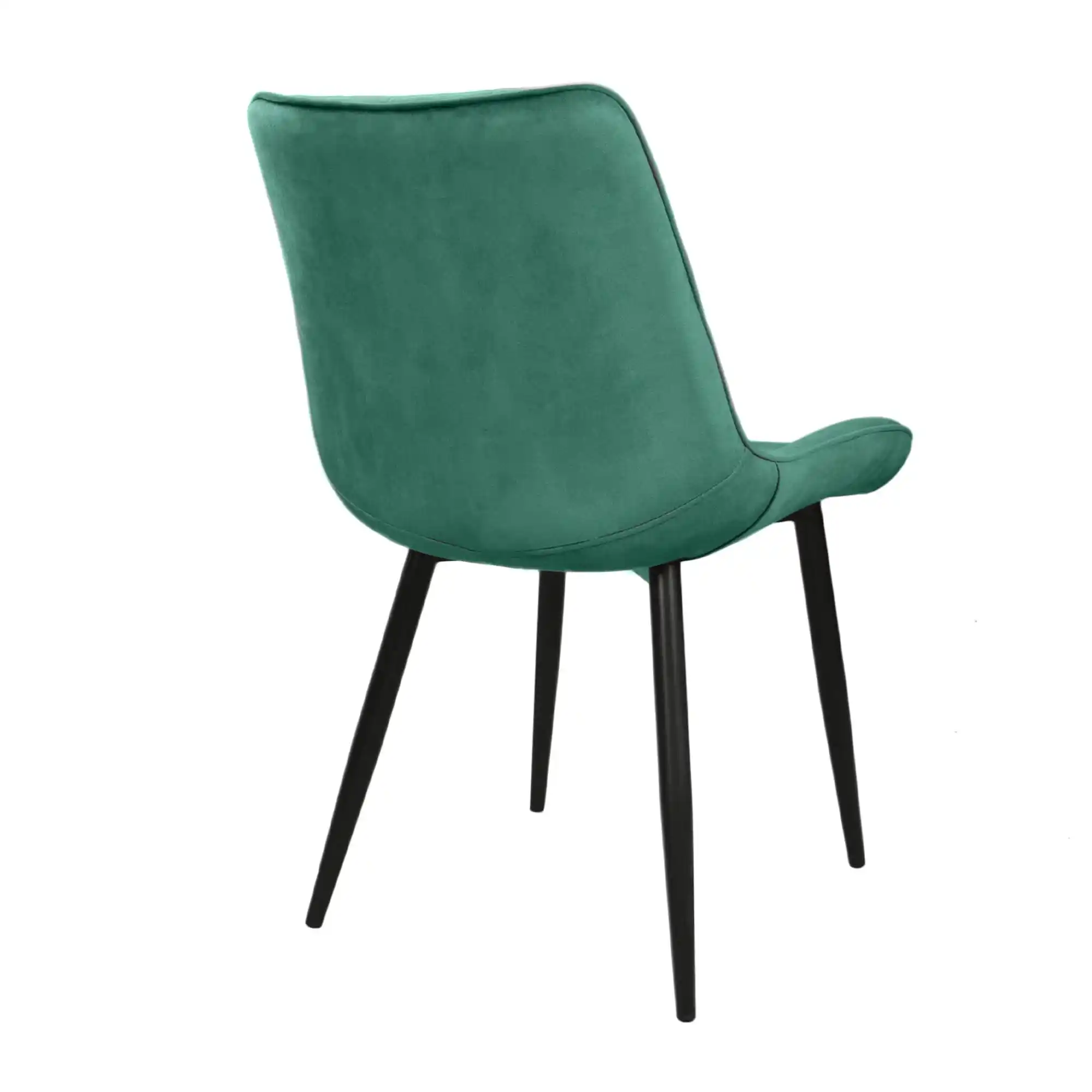 Scaun HANS (HLR57) Catifea Green+Black Legs