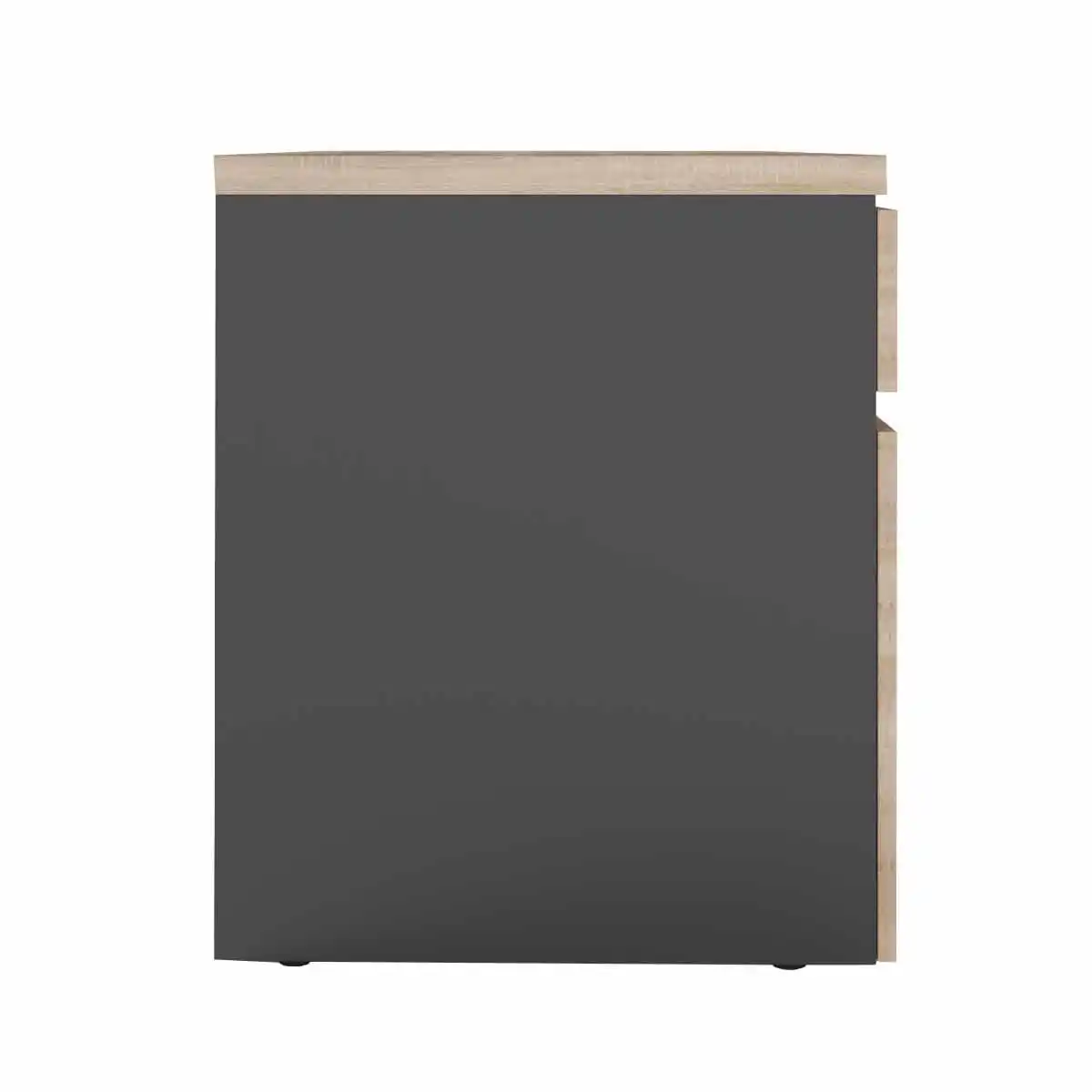 Masa Birou+BOX încorporat Dreapta 1200×600~Sonoma/Black