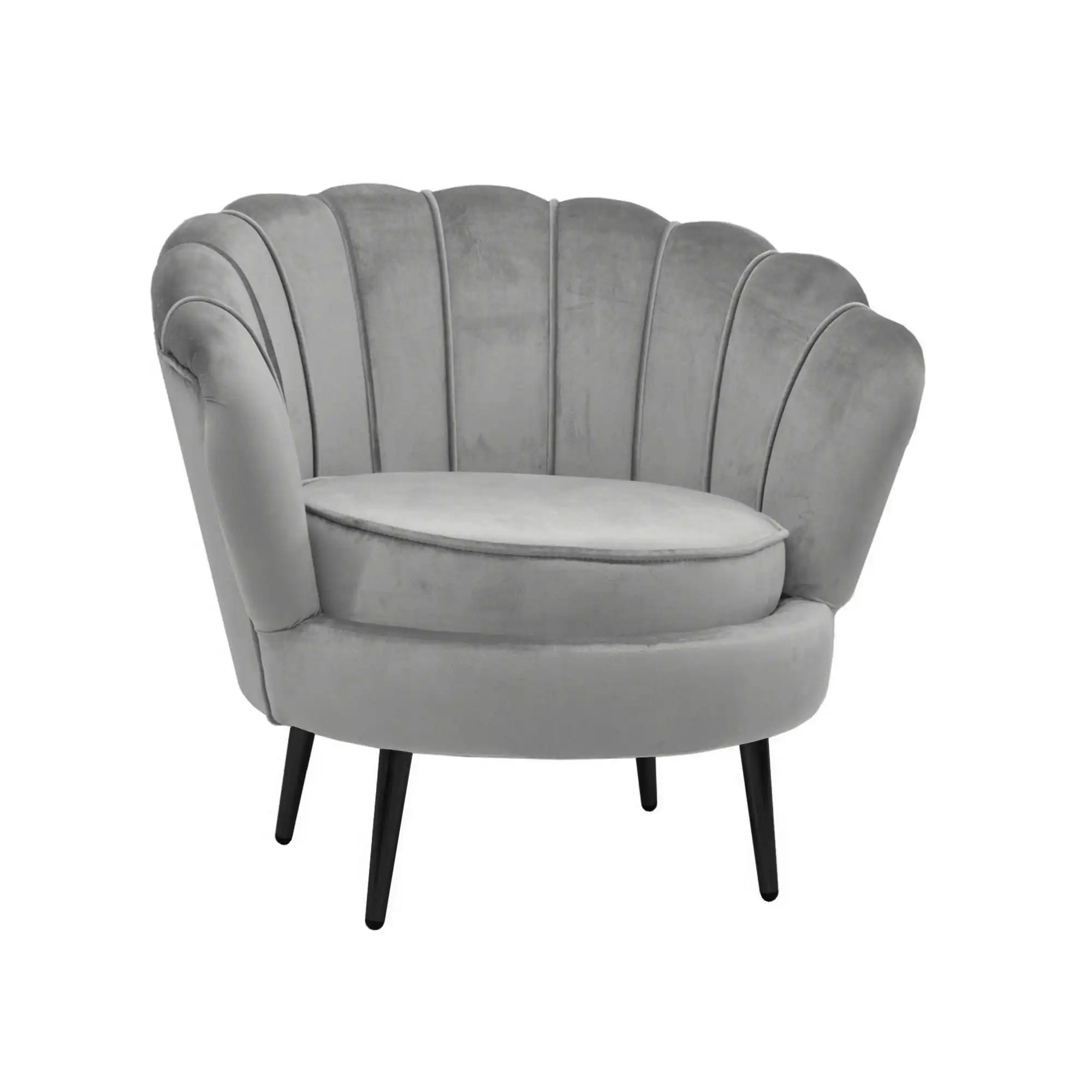 Fotoliu Maggie Grey Black