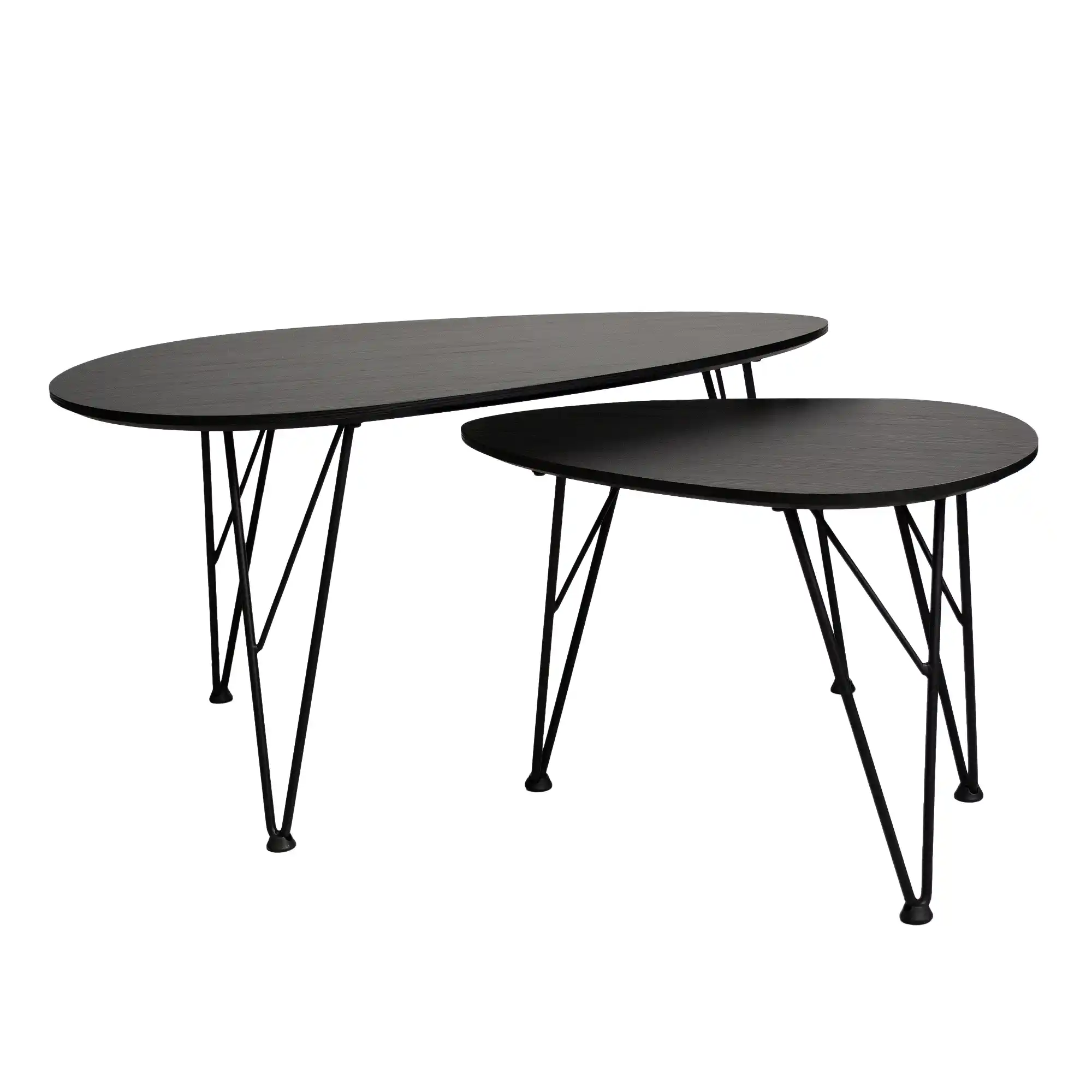 Set Măsuțe Cafea Anais Black CT-2010