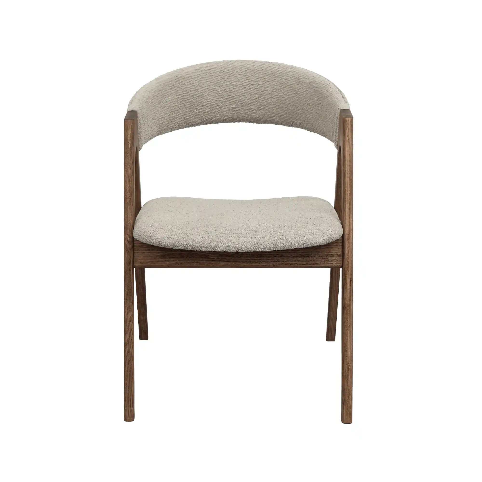 Scaun Rustic Beige+Wood Legs