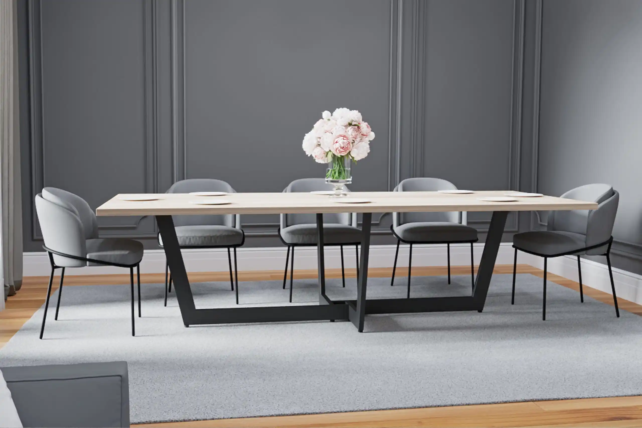 Каркас стола Hertz 2000×1000