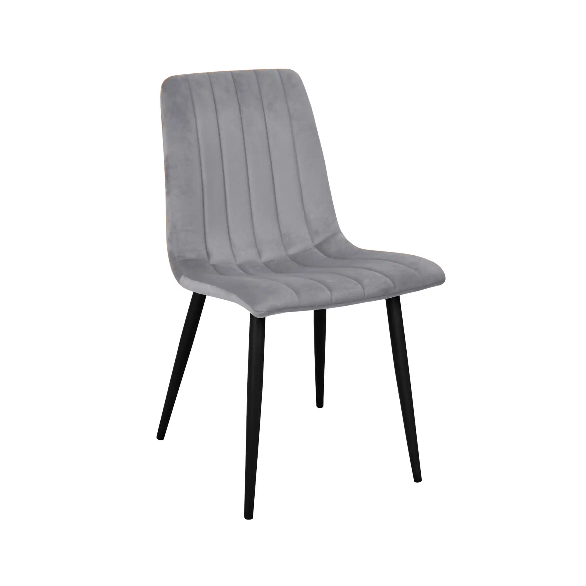 Cumpara  Scaune de bucătărie - Стул DC-90P N14 Бархат Light Grey+Black Legs..