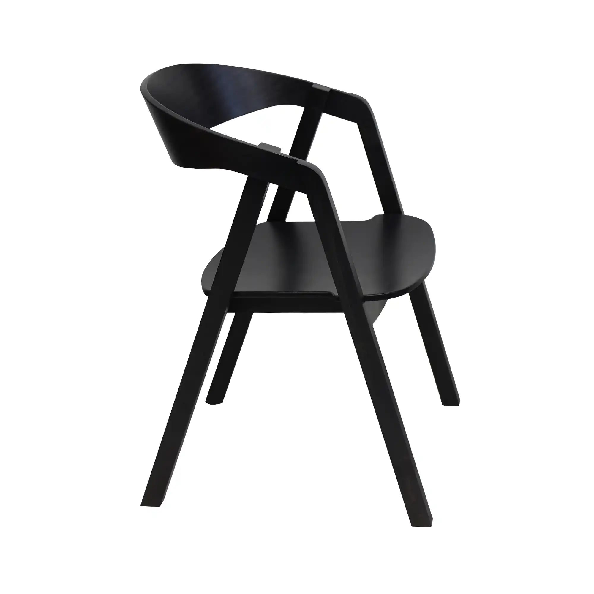 Scaun Guru Black+Black Leg