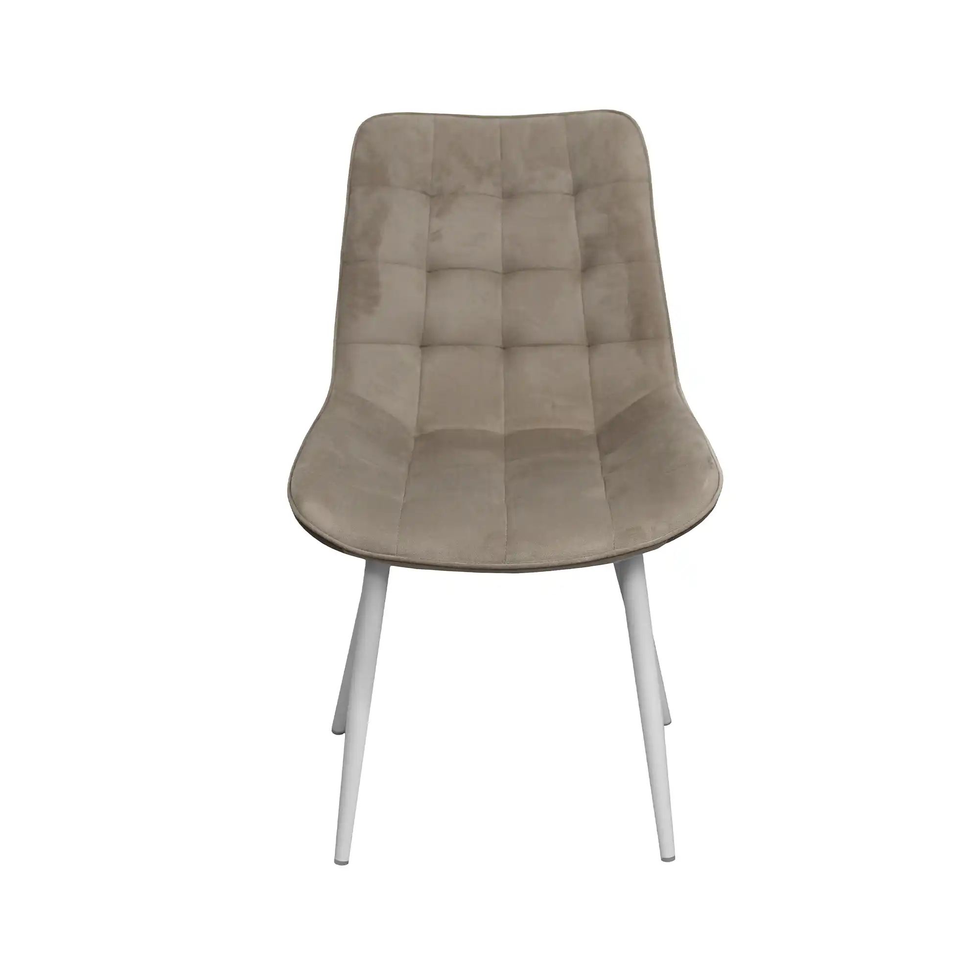 Scaun Hans Catifea Camel HLR7 + White Legs
