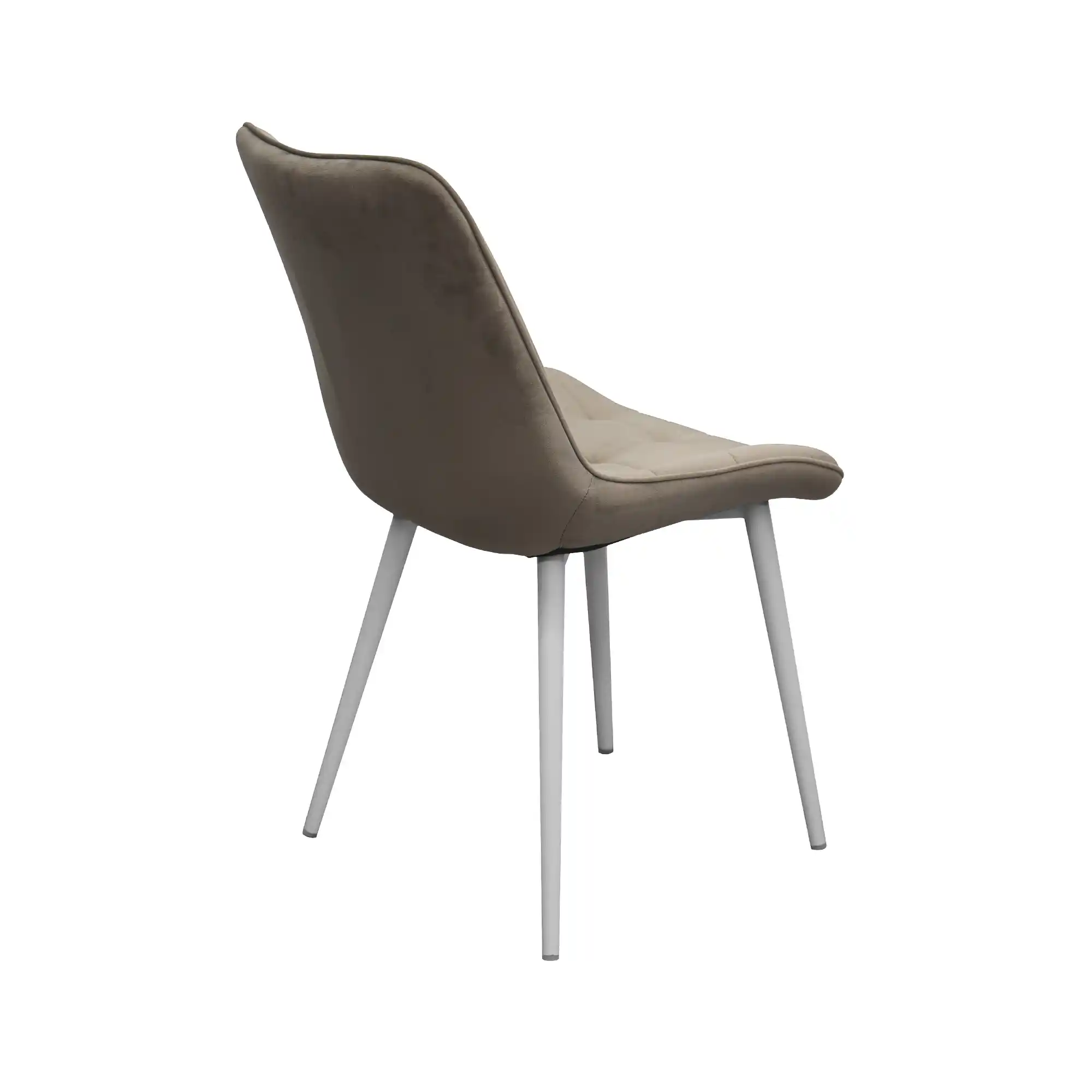 Scaun Hans Catifea Camel HLR7 + White Legs