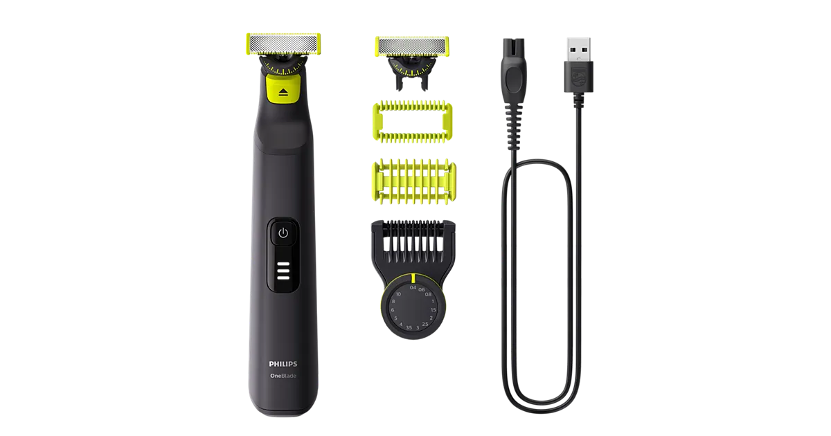 Купить  Триммеры - PHILIPS триммер QP6542/15 зеленый..