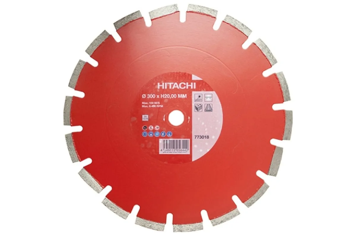 DISC DIAMANTAT D300X20,0X10MM ASPHALT STANDARD LASER HITACHI-HIKOKI