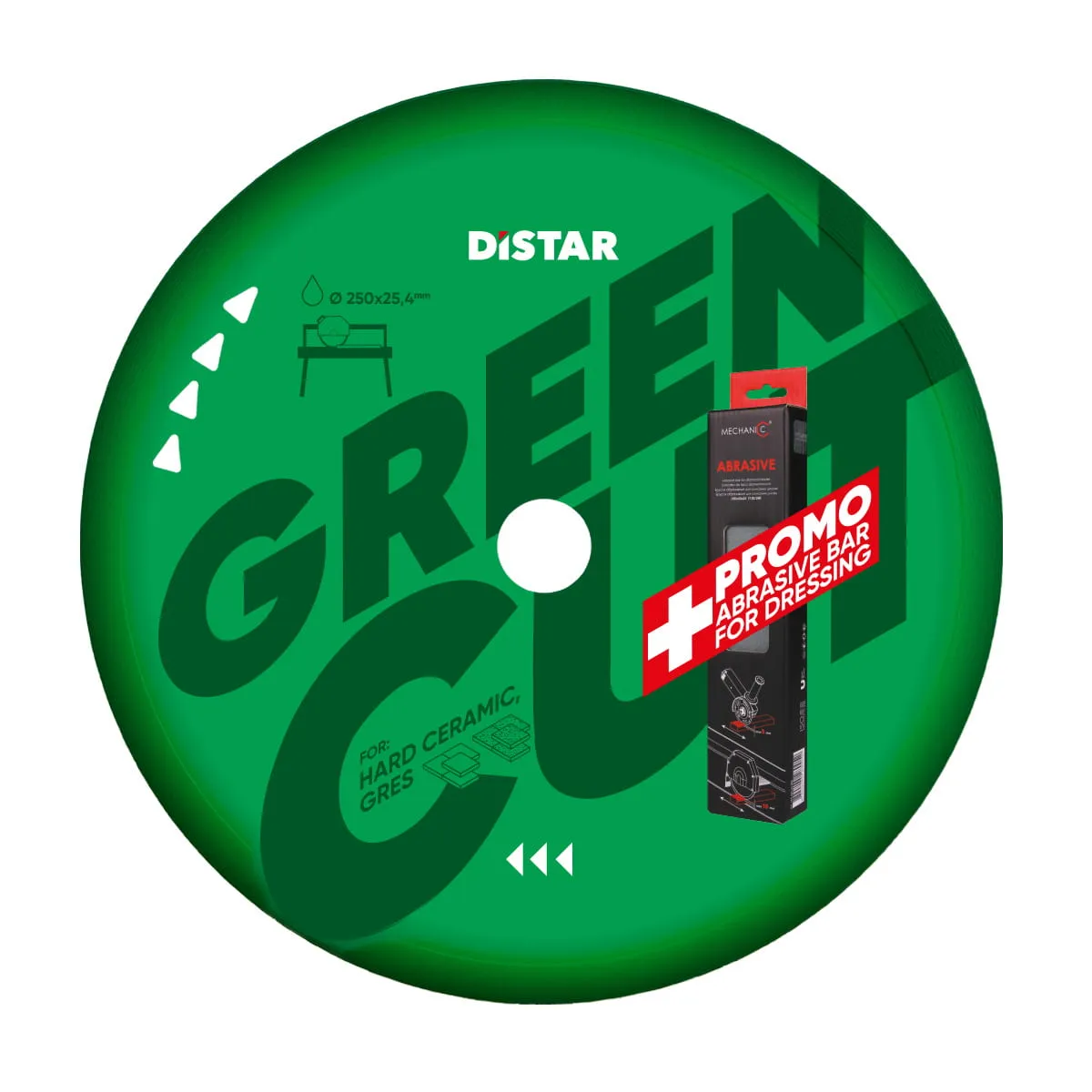 Cumpara  Discuri de tăiere 250-500mm - Алмазный диск 1A1R 250x1,6x10x25,4 Green Cut..