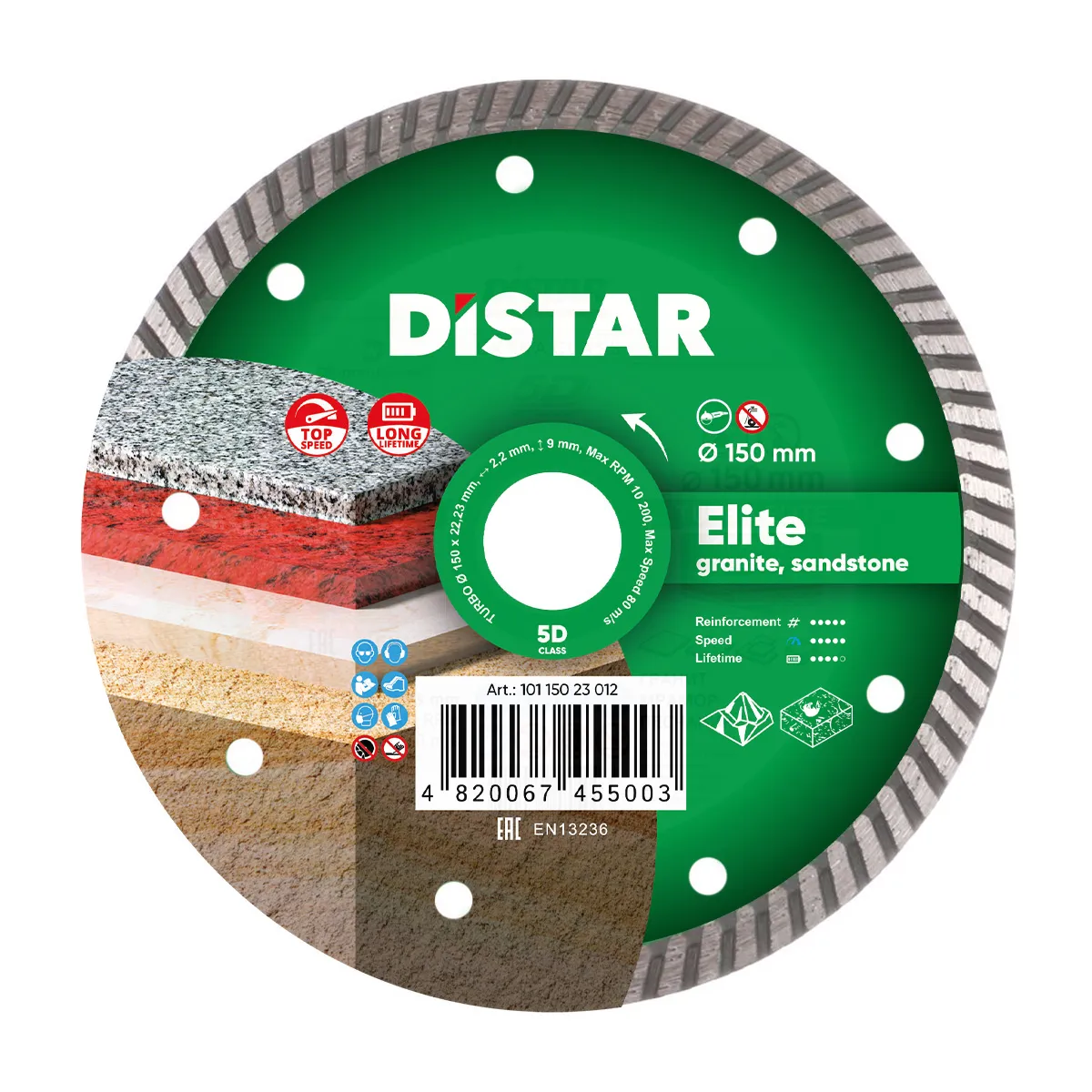 Cumpara  Discuri de tăiere 150-230mm - Алмазный диск DISTAR для гранита и мрамора El..