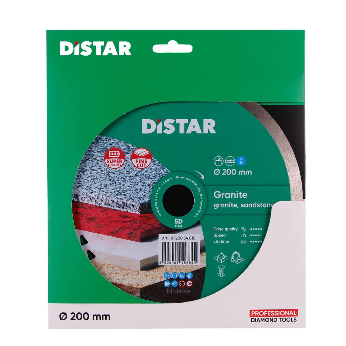 Disc diamantat 1A1R Granit d200