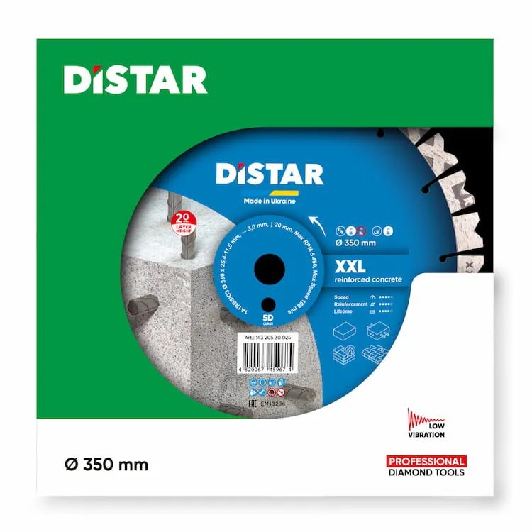 Disc cu acoperire diamantată 1A1RSS/C3-H  XXL d350x25,4