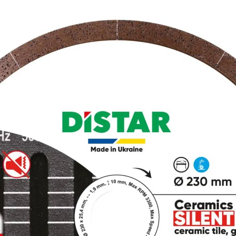 Disc diamantat 1A1R Ceramic Silent 230x25,4
