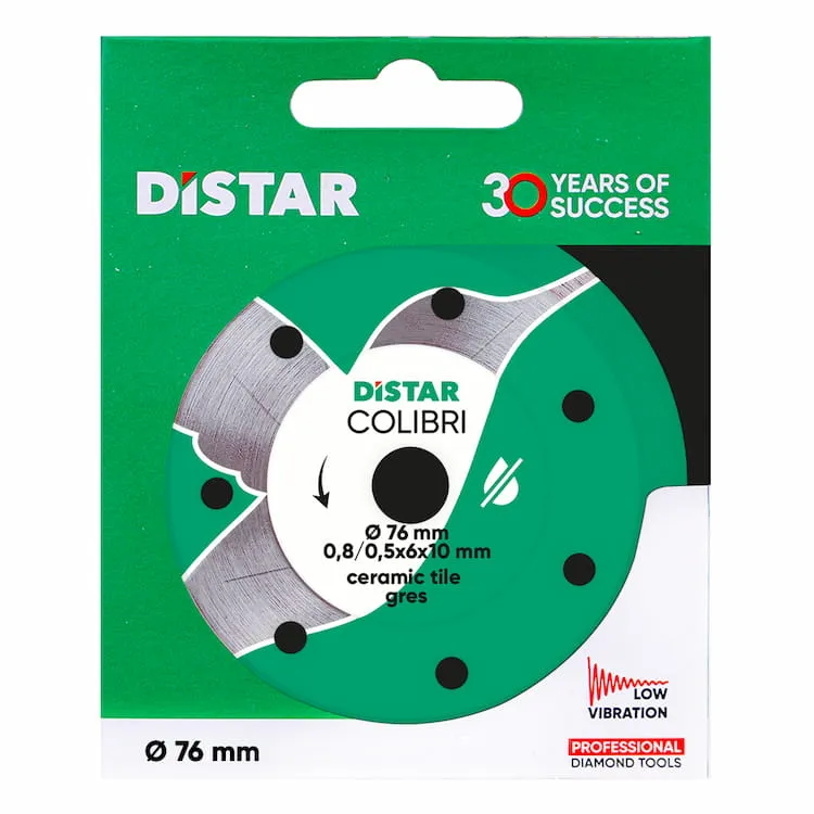 Disc diamantat 1A1R Colibri d76x10mm