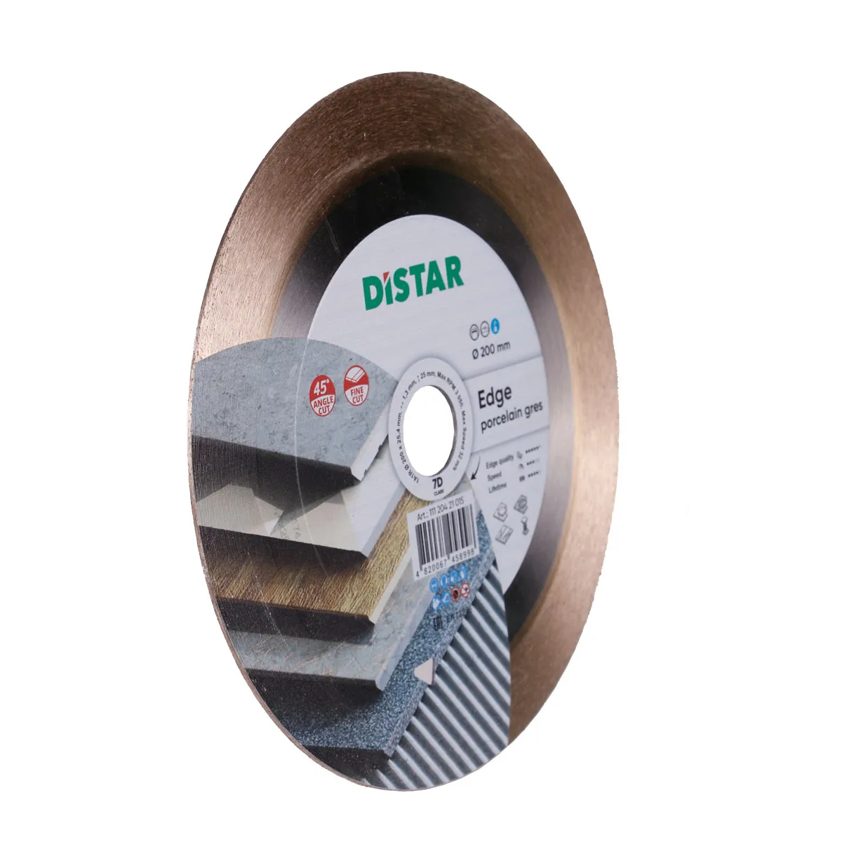 Disc diamantat DISTAR pentru placi ceramici Edge d200